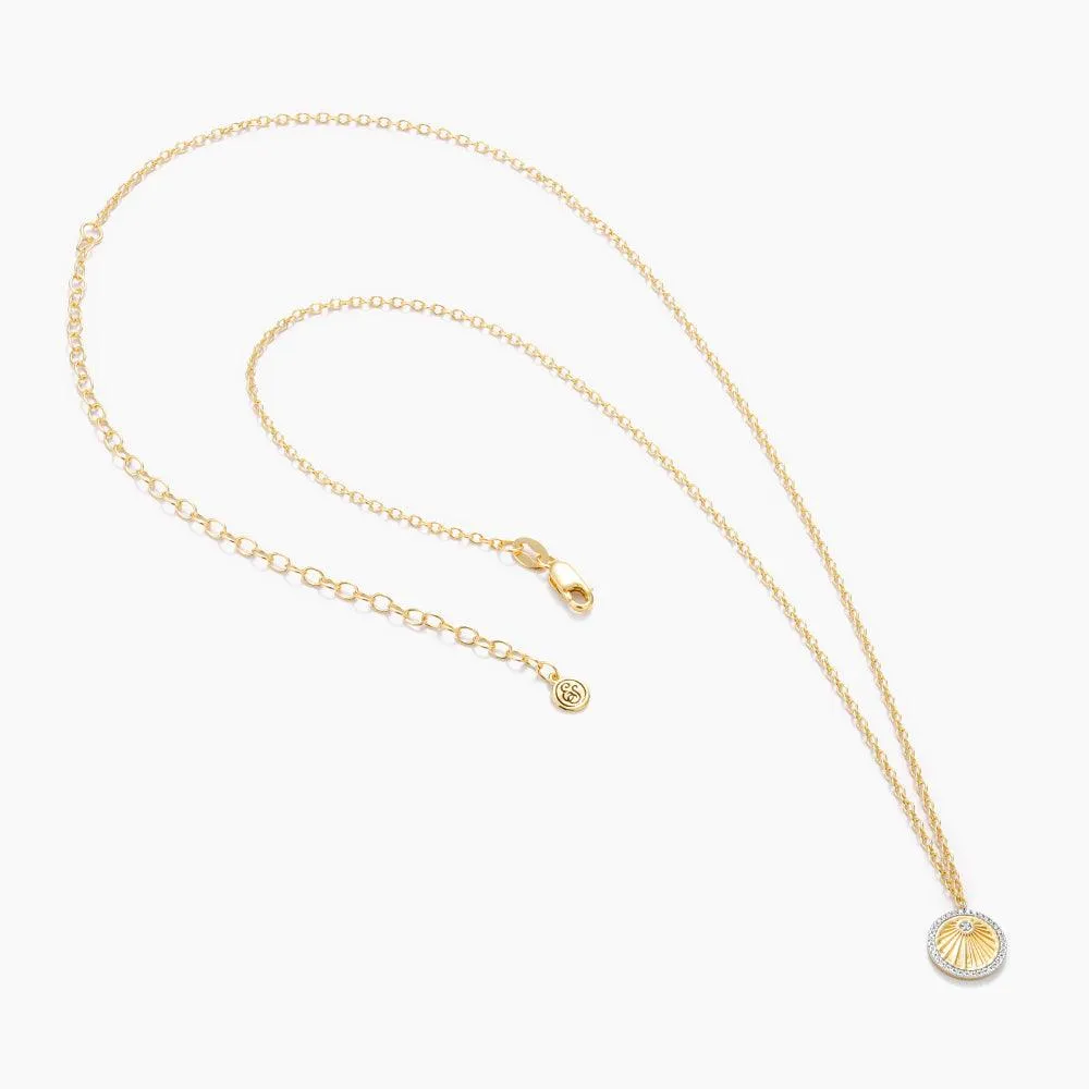 Radiant Sun Pendant Necklace