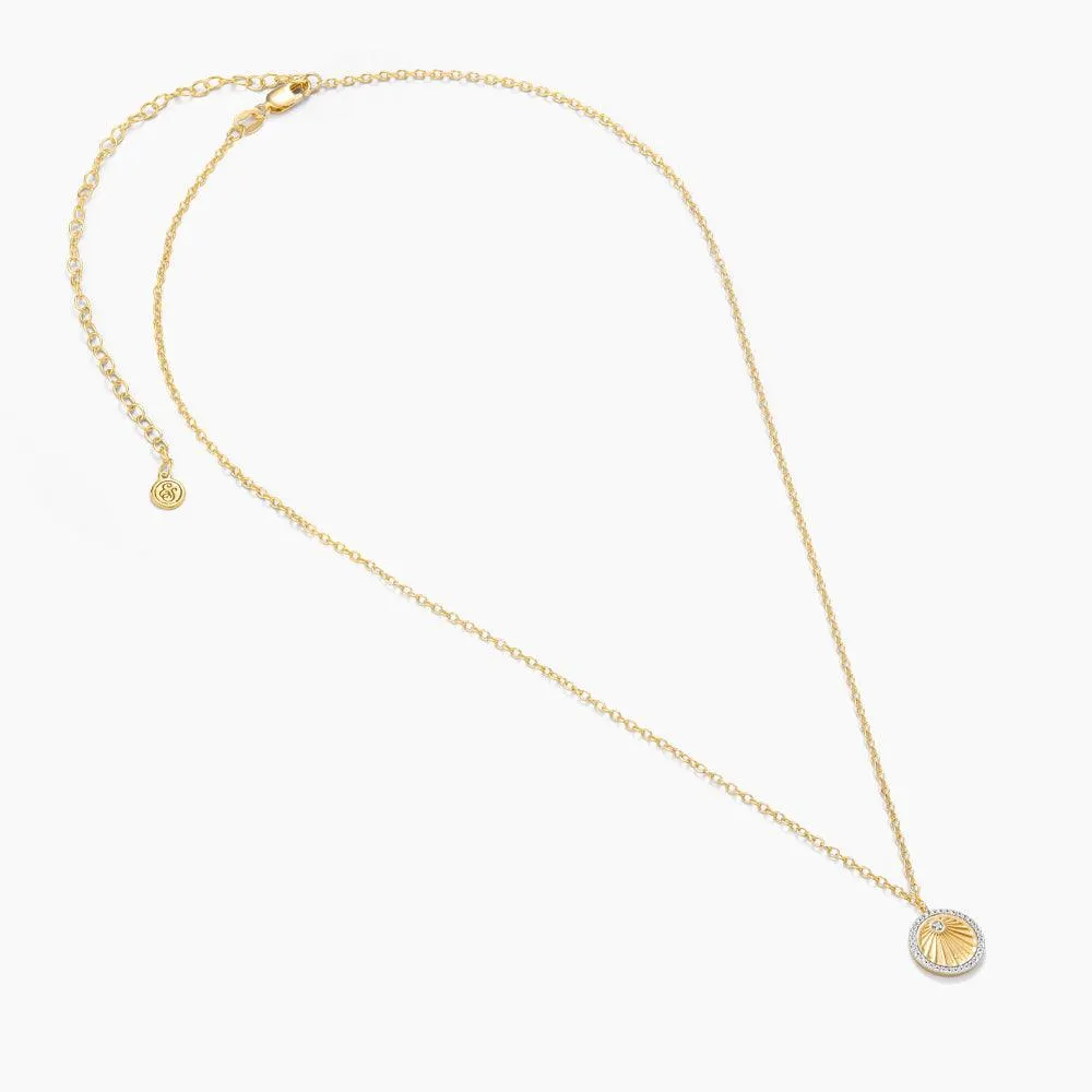 Radiant Sun Pendant Necklace