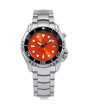 Ratio FreeDiver Helium Safe 1000M Orange Dial Stainless Steel Automatic 1066KE26-33VA-ORG Men's Watch
