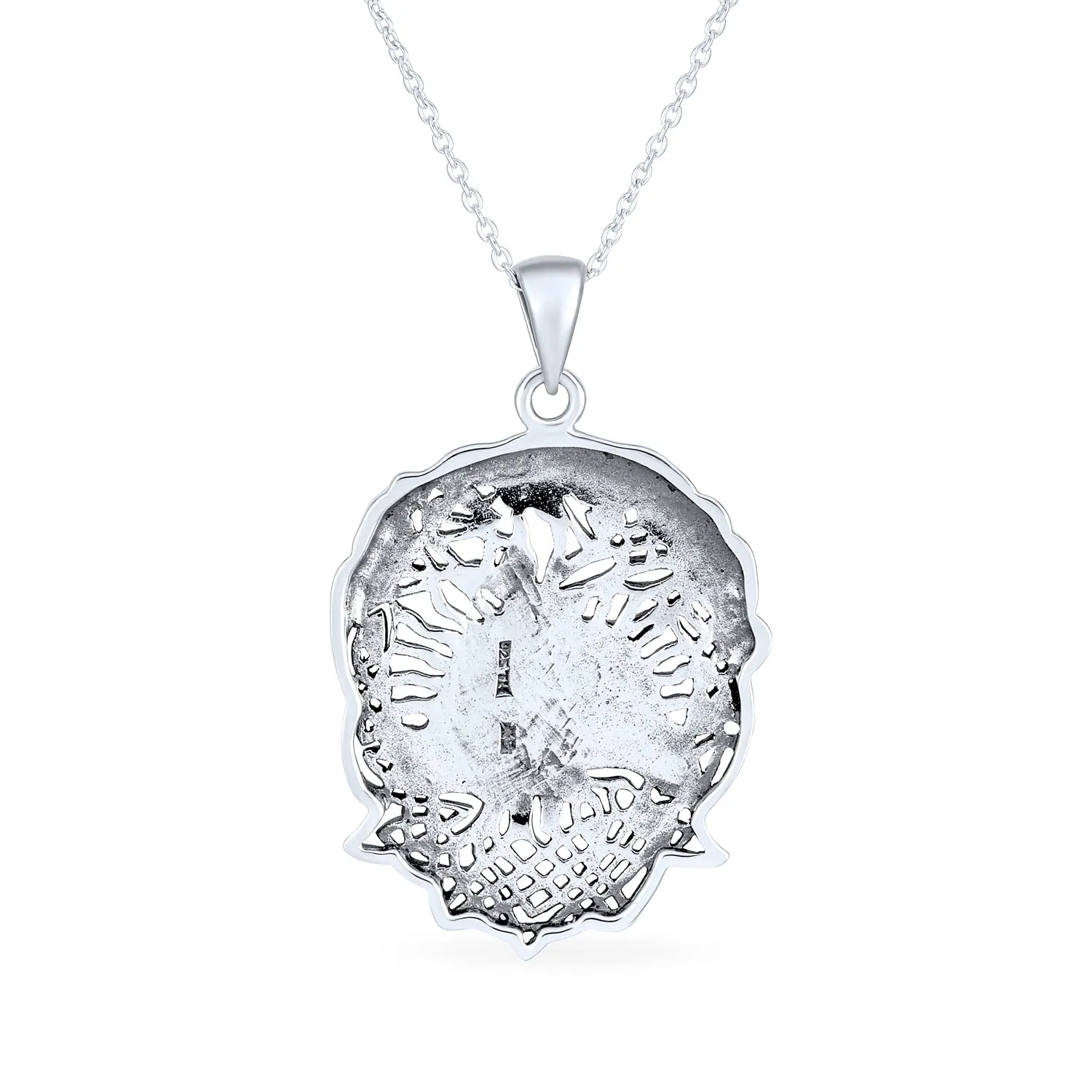Rising Sun Celtic Knot Tree Of Life Pendant Necklace in Sterling Silver