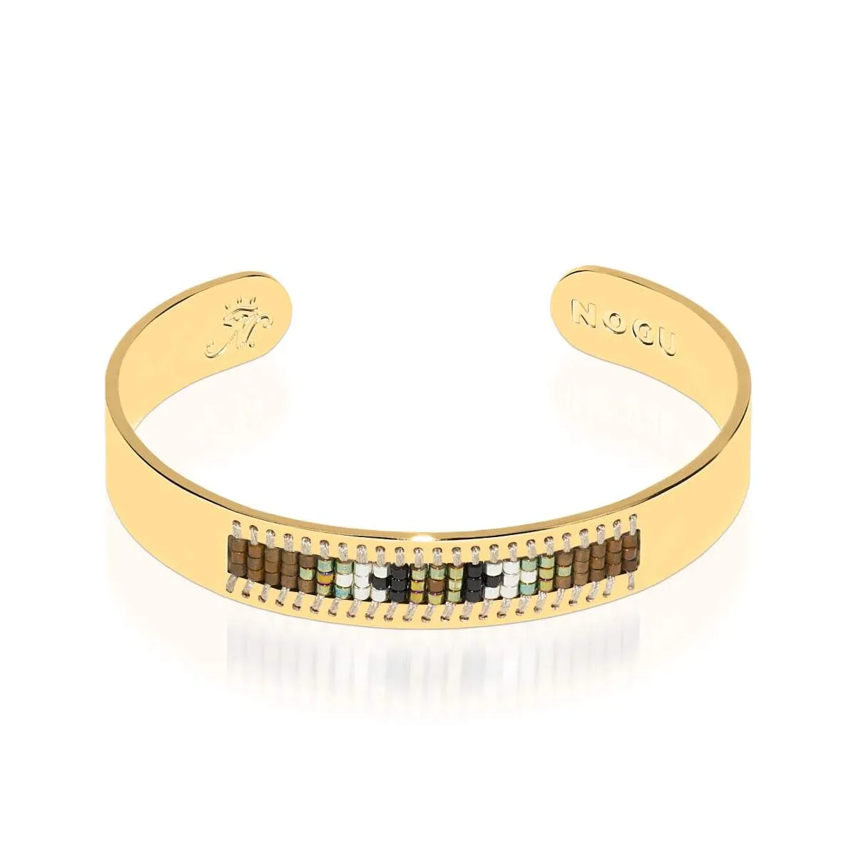 Rolling Hills | 18k Gold | Boho Bangle