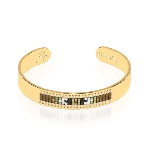 Rolling Hills | 18k Gold | Boho Bangle