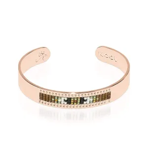 Rolling Hills | 18k Rose Gold | Boho Bangle