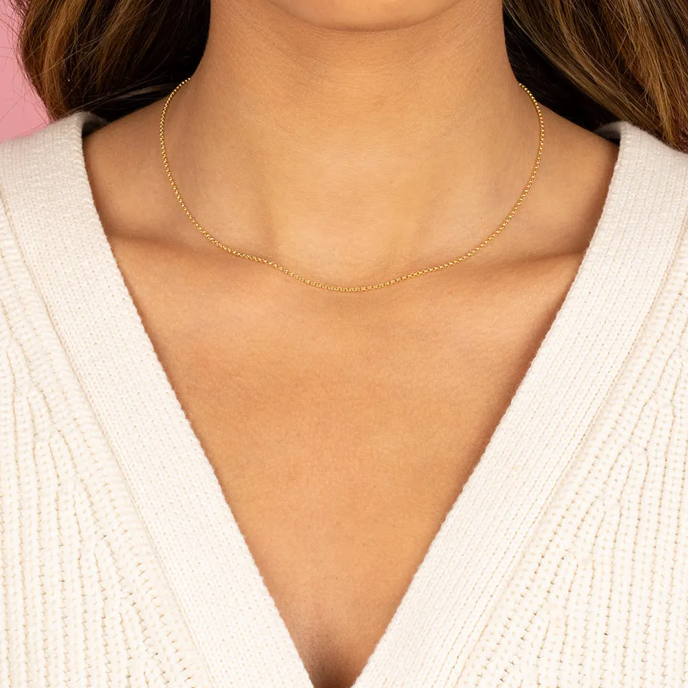 Rolo Chain Necklace 14K