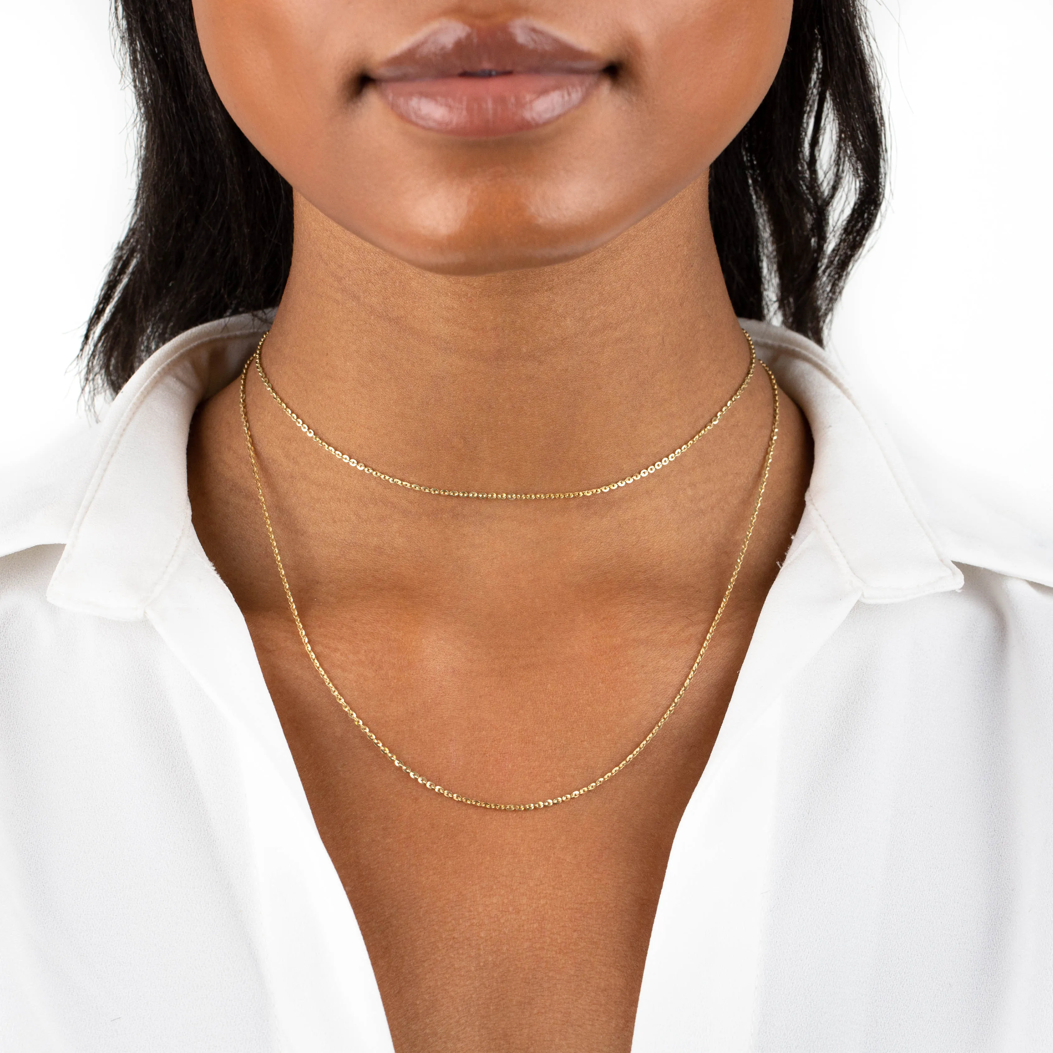 Rolo Chain Necklace 14K
