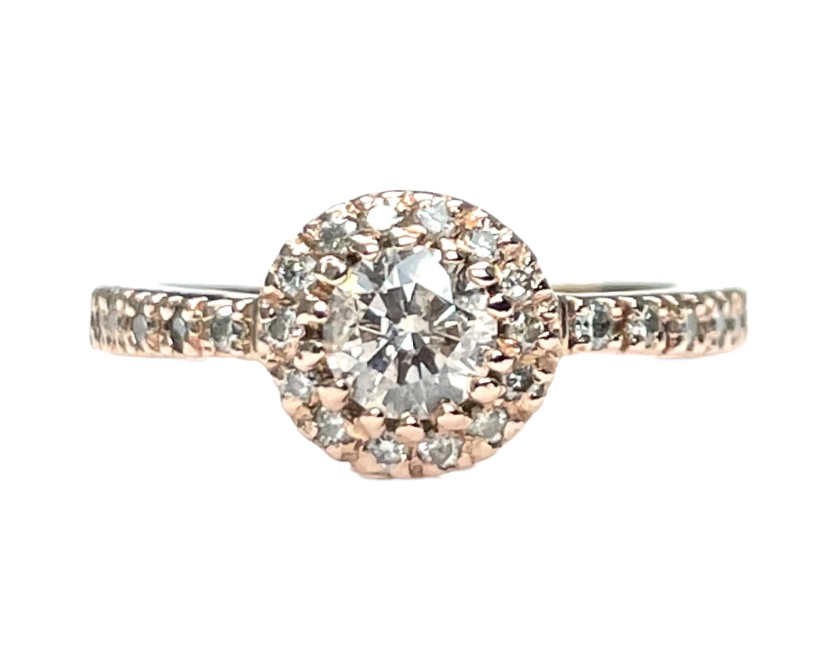 Rose Gold Diamond Ring (Authentic Pre-Owned)