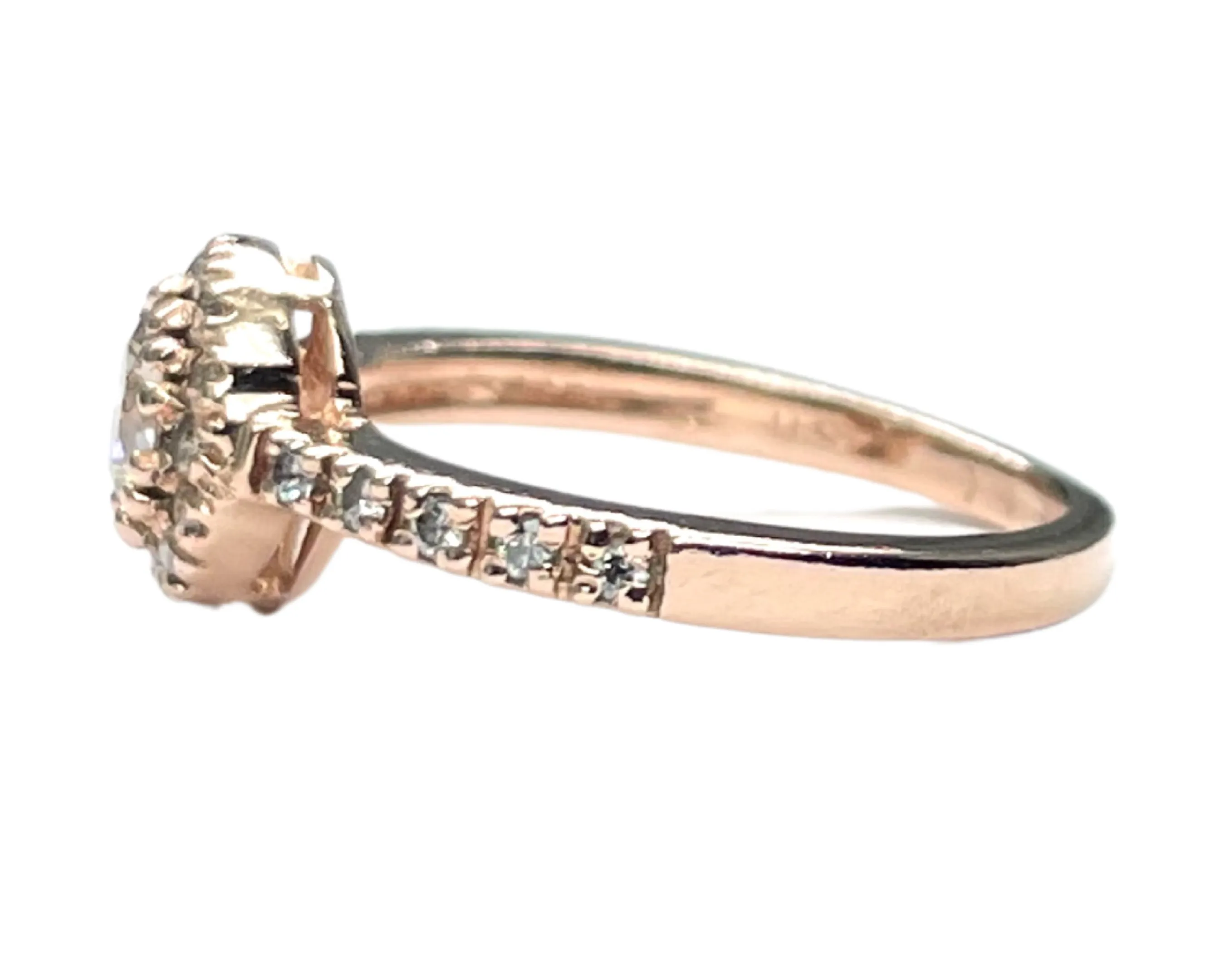 Rose Gold Diamond Ring (Authentic Pre-Owned)