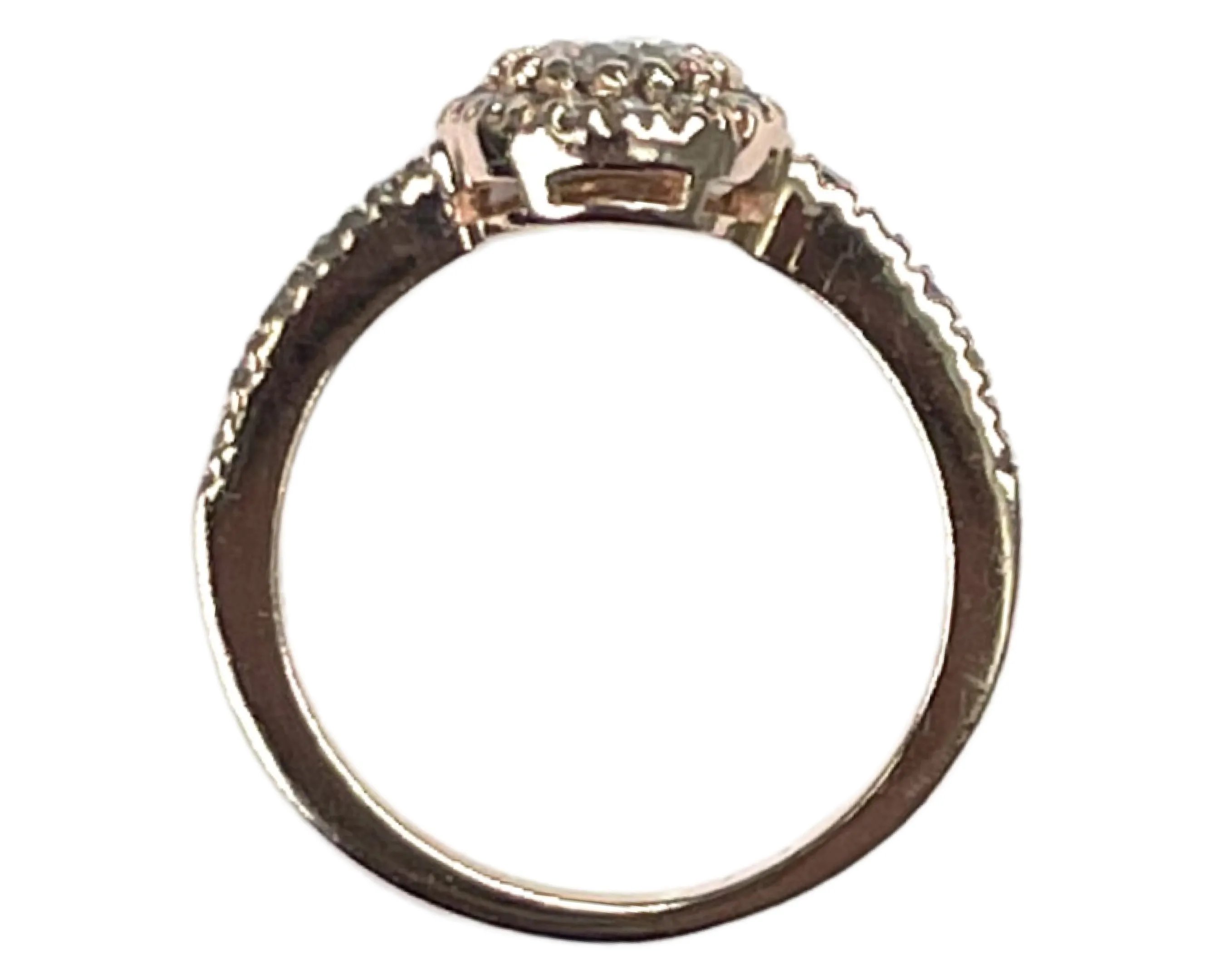 Rose Gold Diamond Ring (Authentic Pre-Owned)