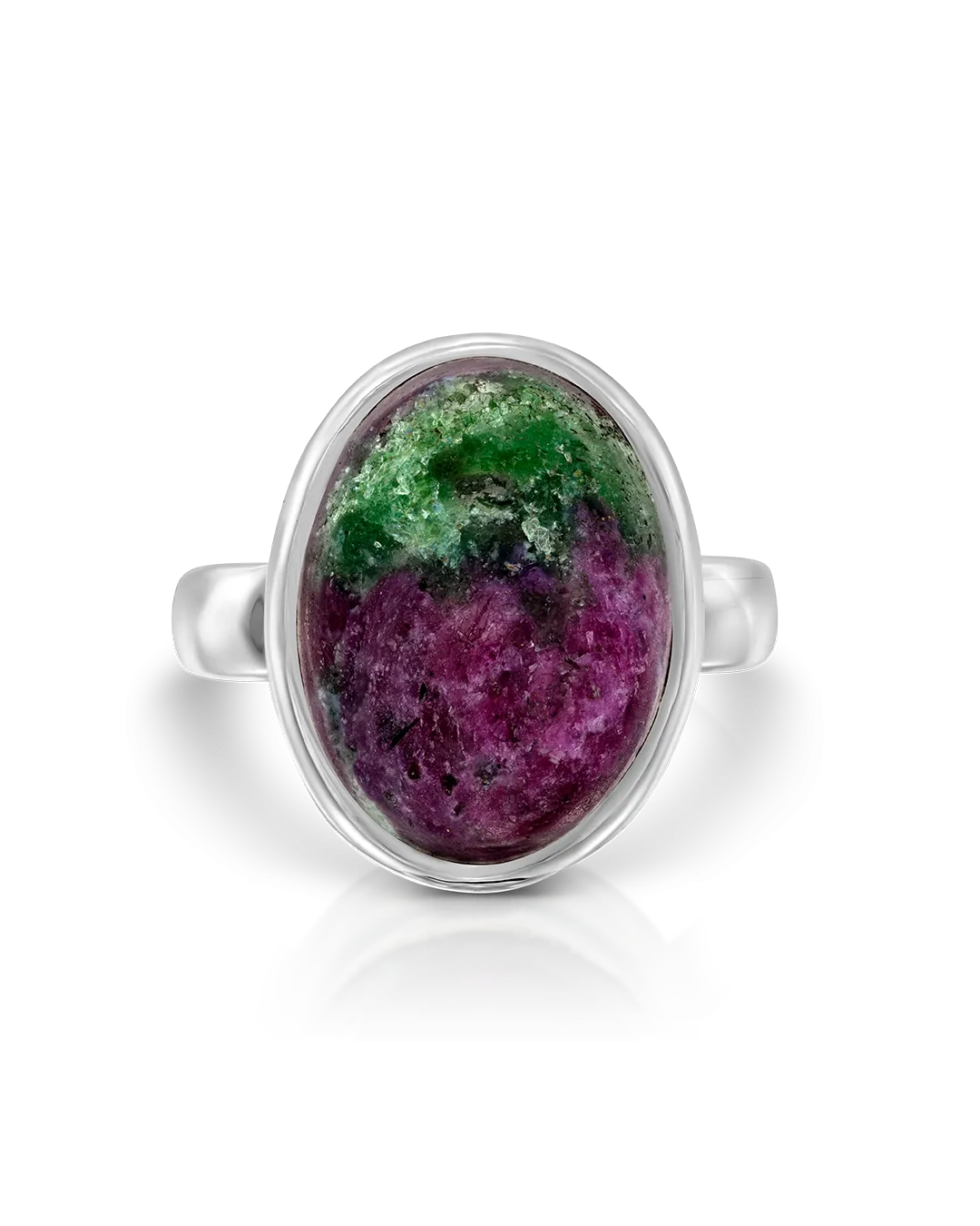 Ruby Zoisite Oval Ring