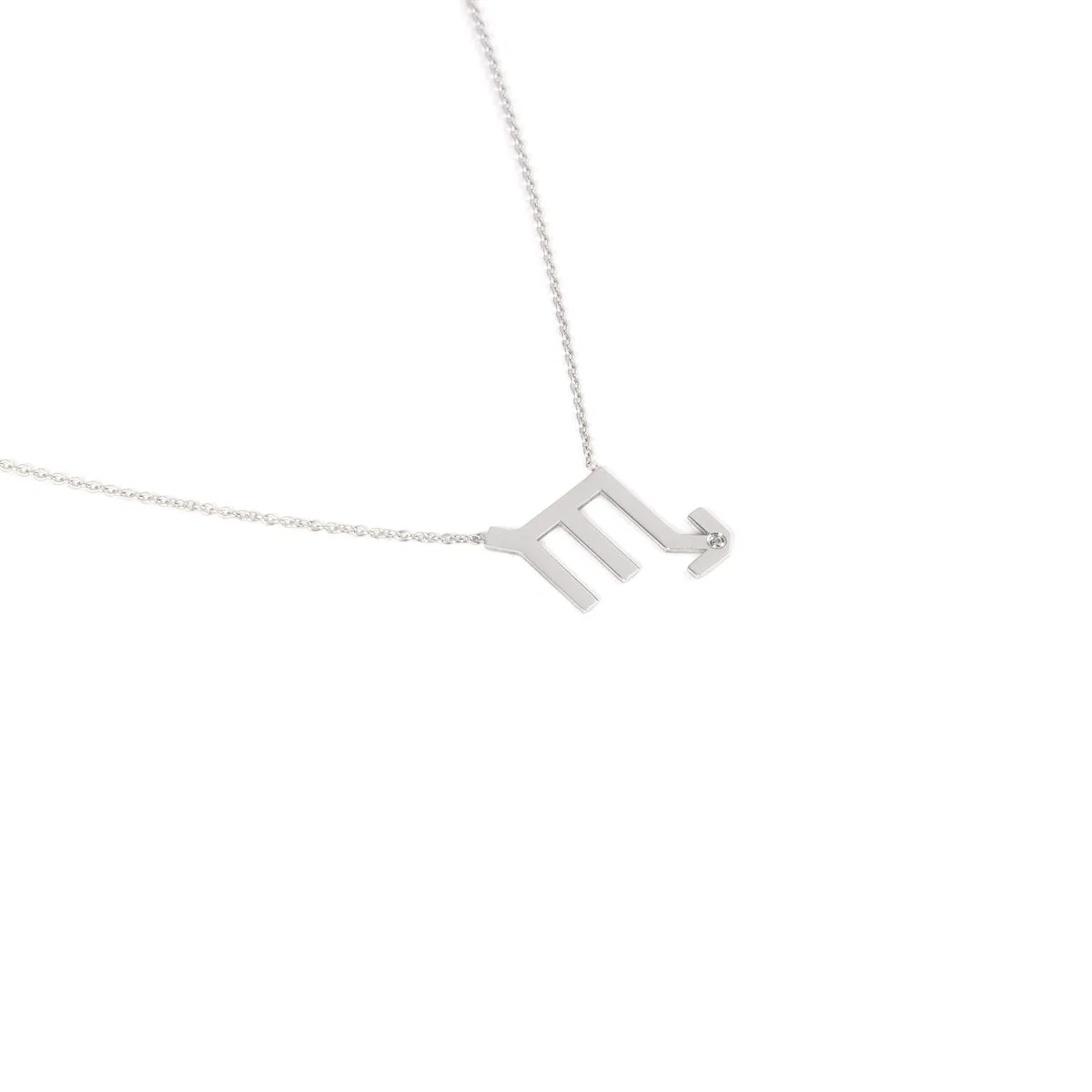 Scorpio Zodiac Sign Diamond Necklace