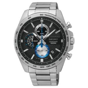 Seiko Neo Sports Black Dial Men 44mm