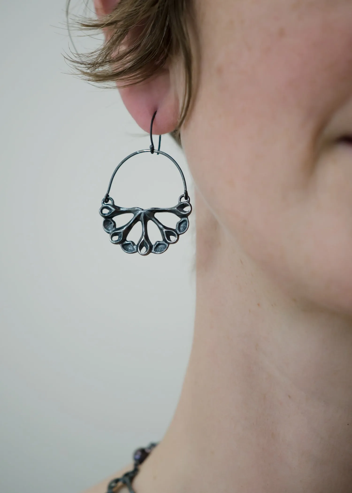 Semi-Siren Hoop Earrings