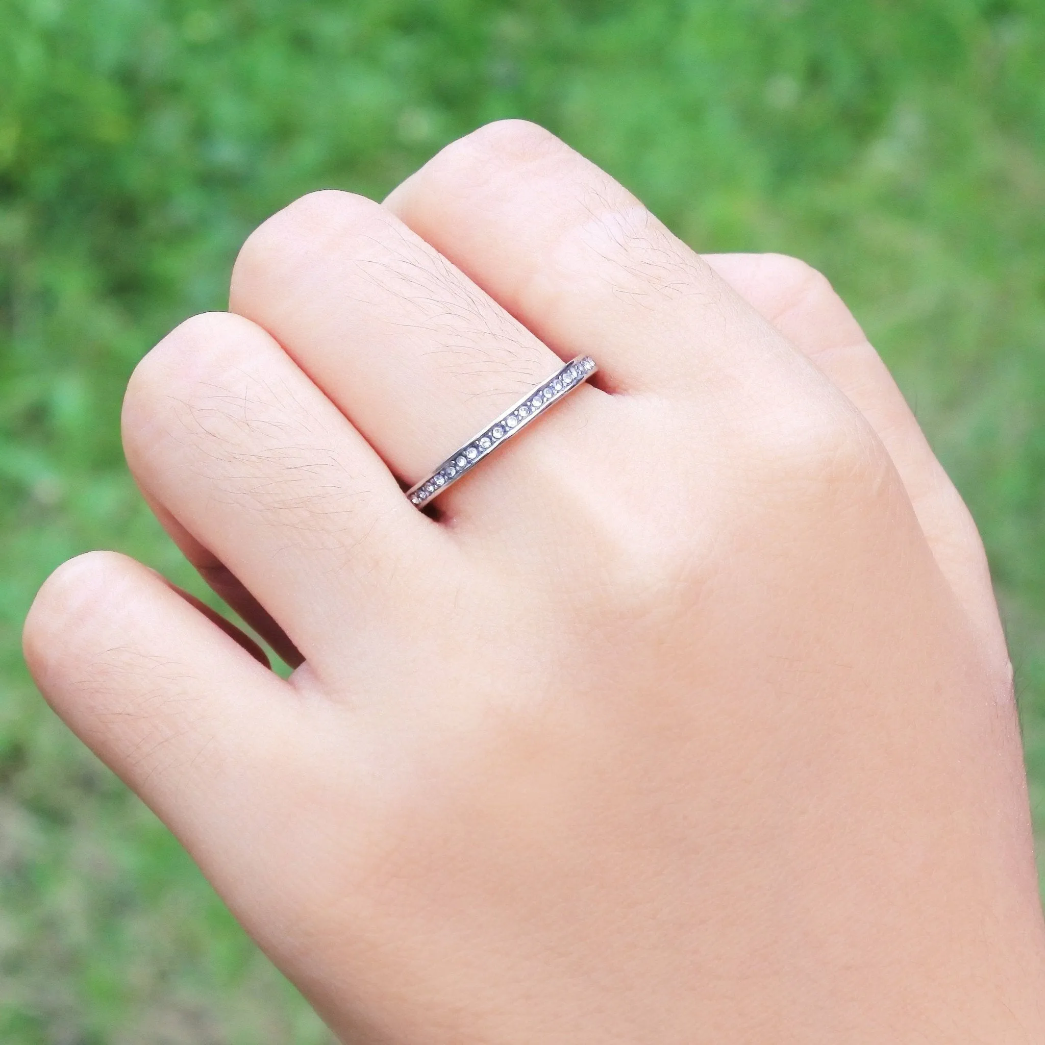 Shimmering Love Ring
