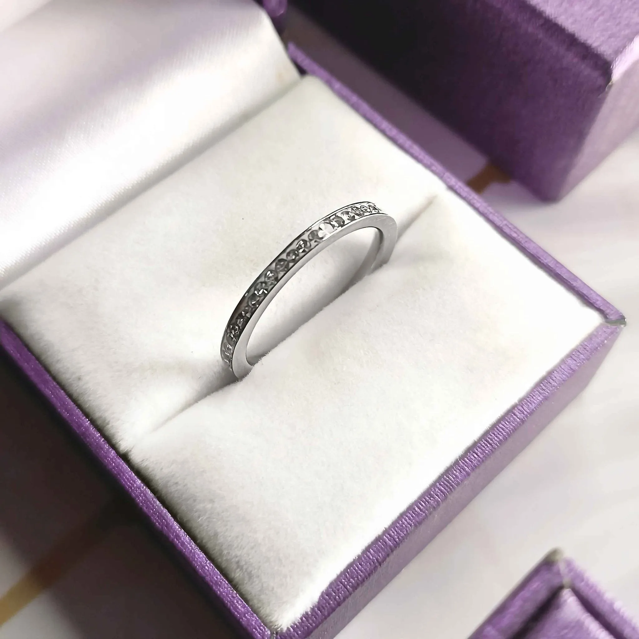 Shimmering Love Ring