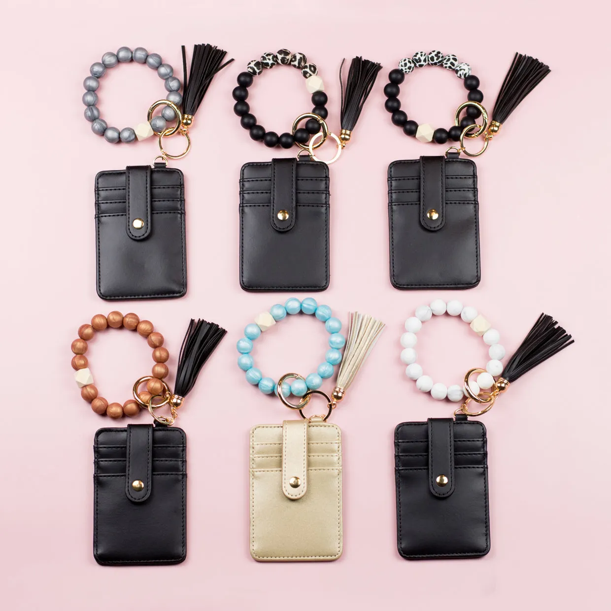 Silicone Key Ring Wallet Bracelet