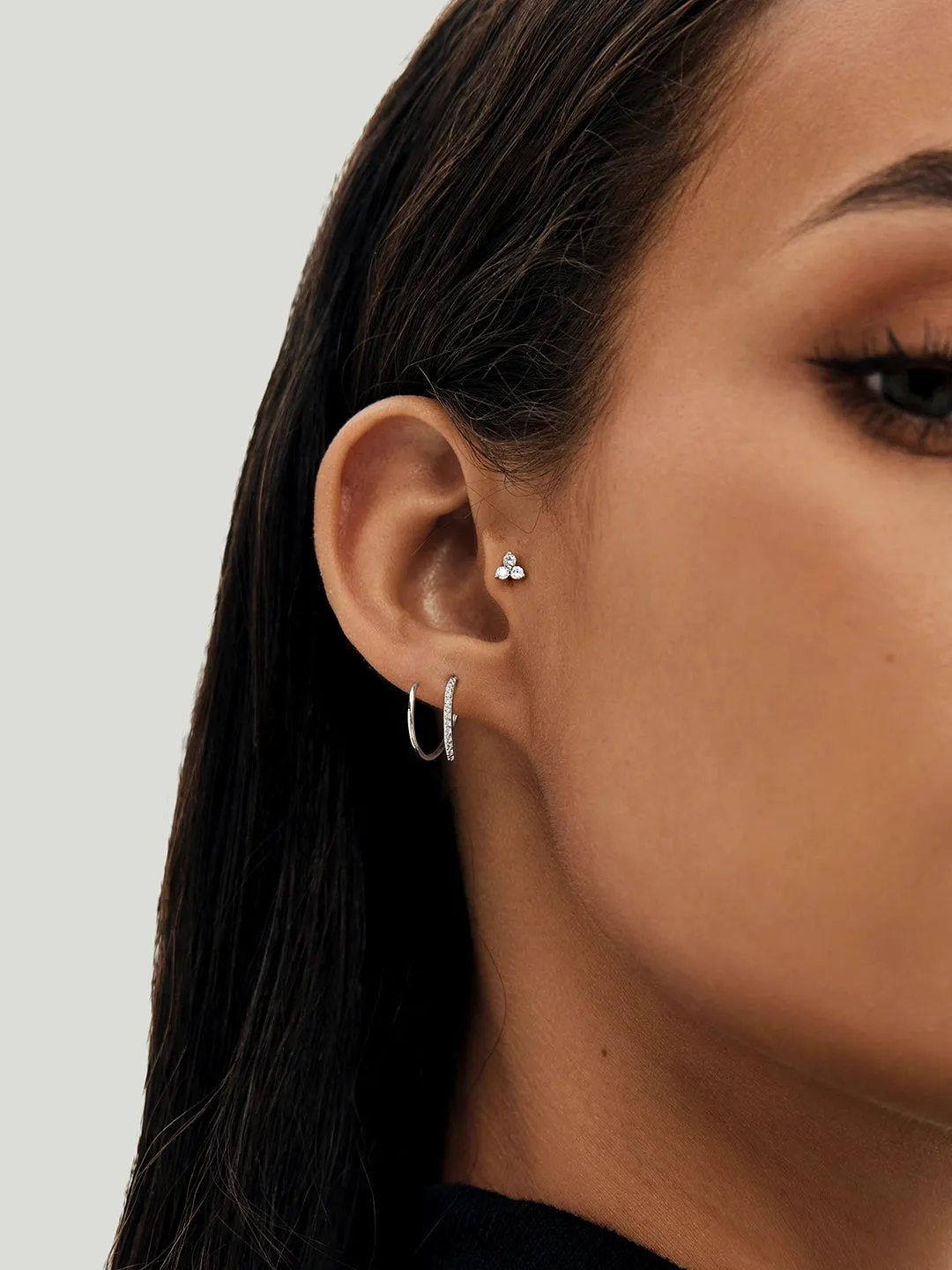 Silver Trio Studs