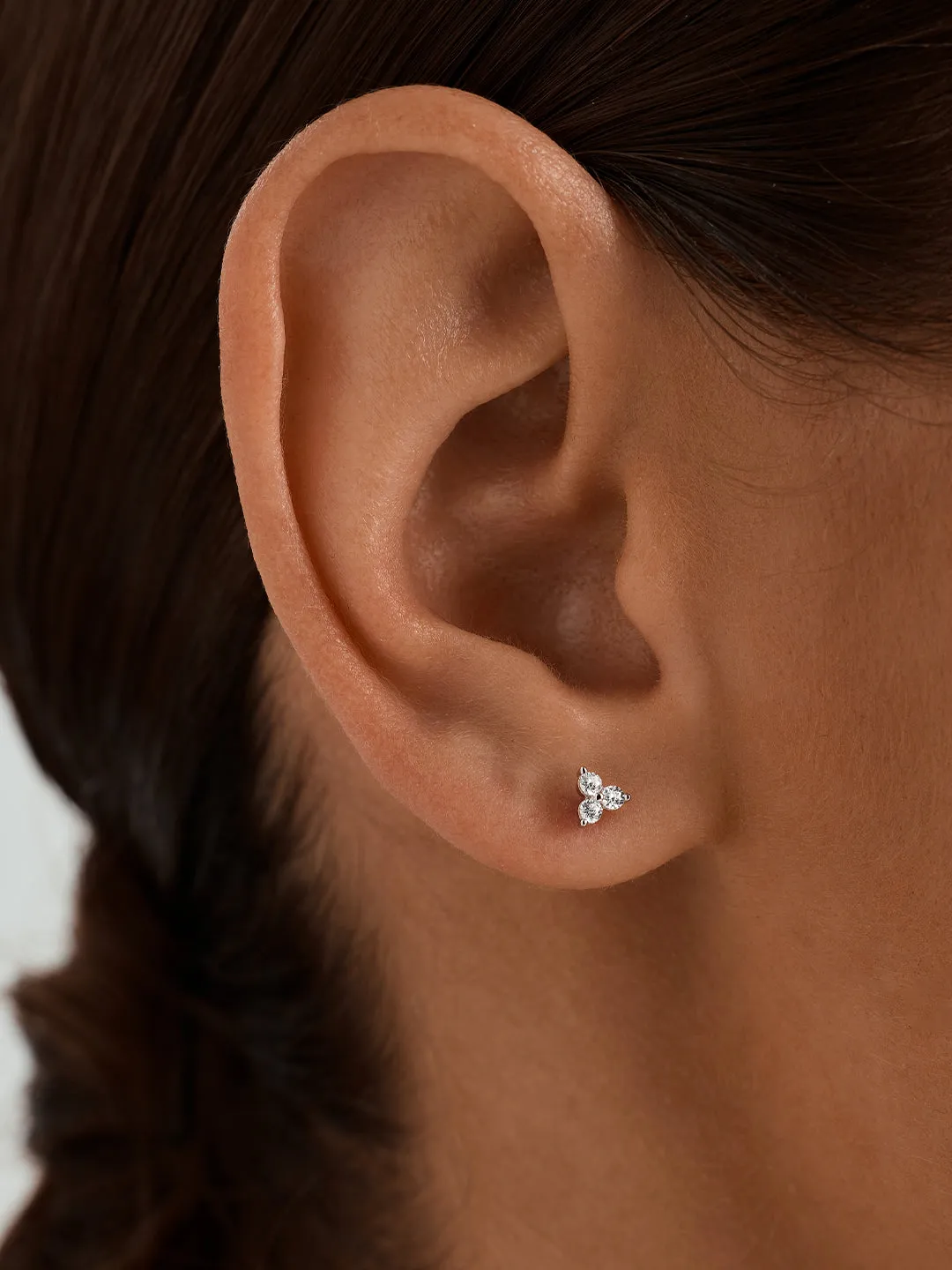 Silver Trio Studs