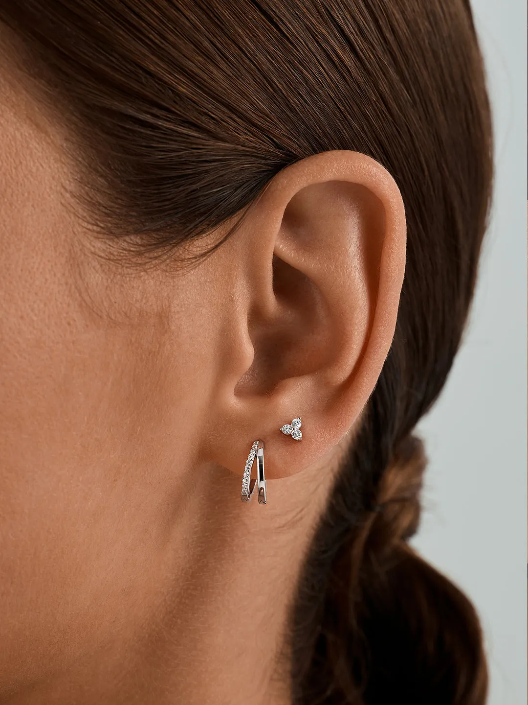 Silver Trio Studs
