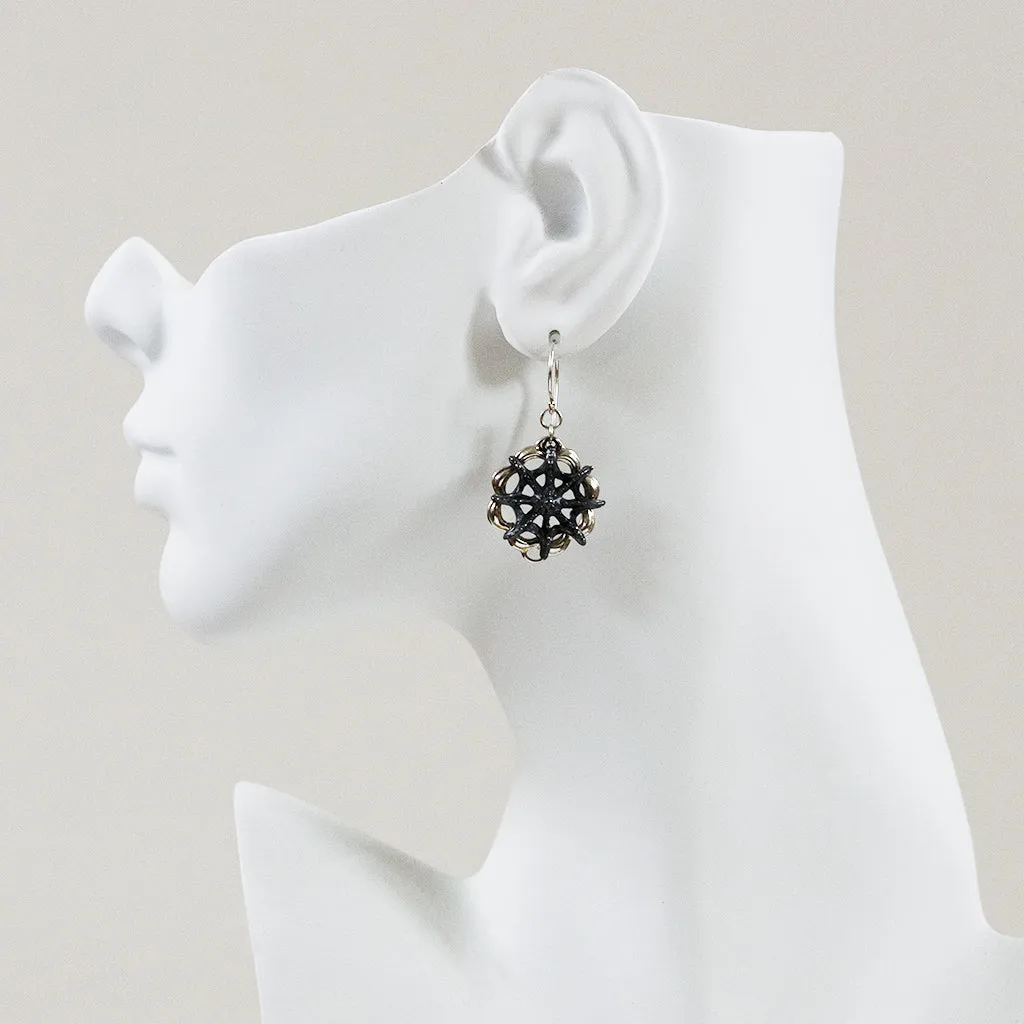 Siren Star Wheel Dangle Earring