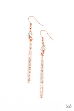 Skyscraping Shimmer - Copper Earring
