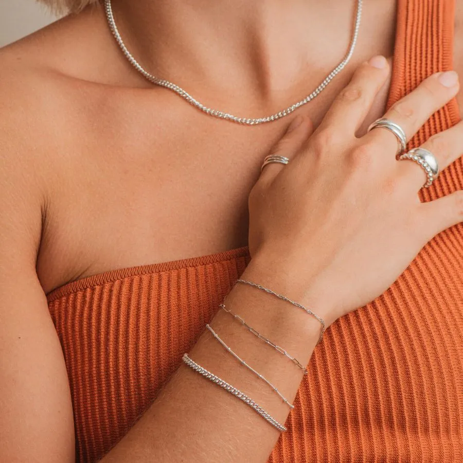 Small Curb Chain Bracelet