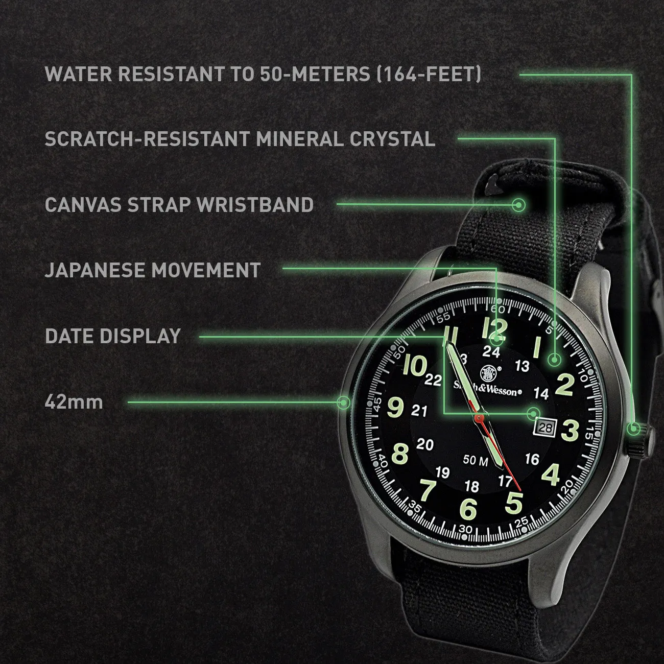 Smith & Wesson Cadet Watch Grey