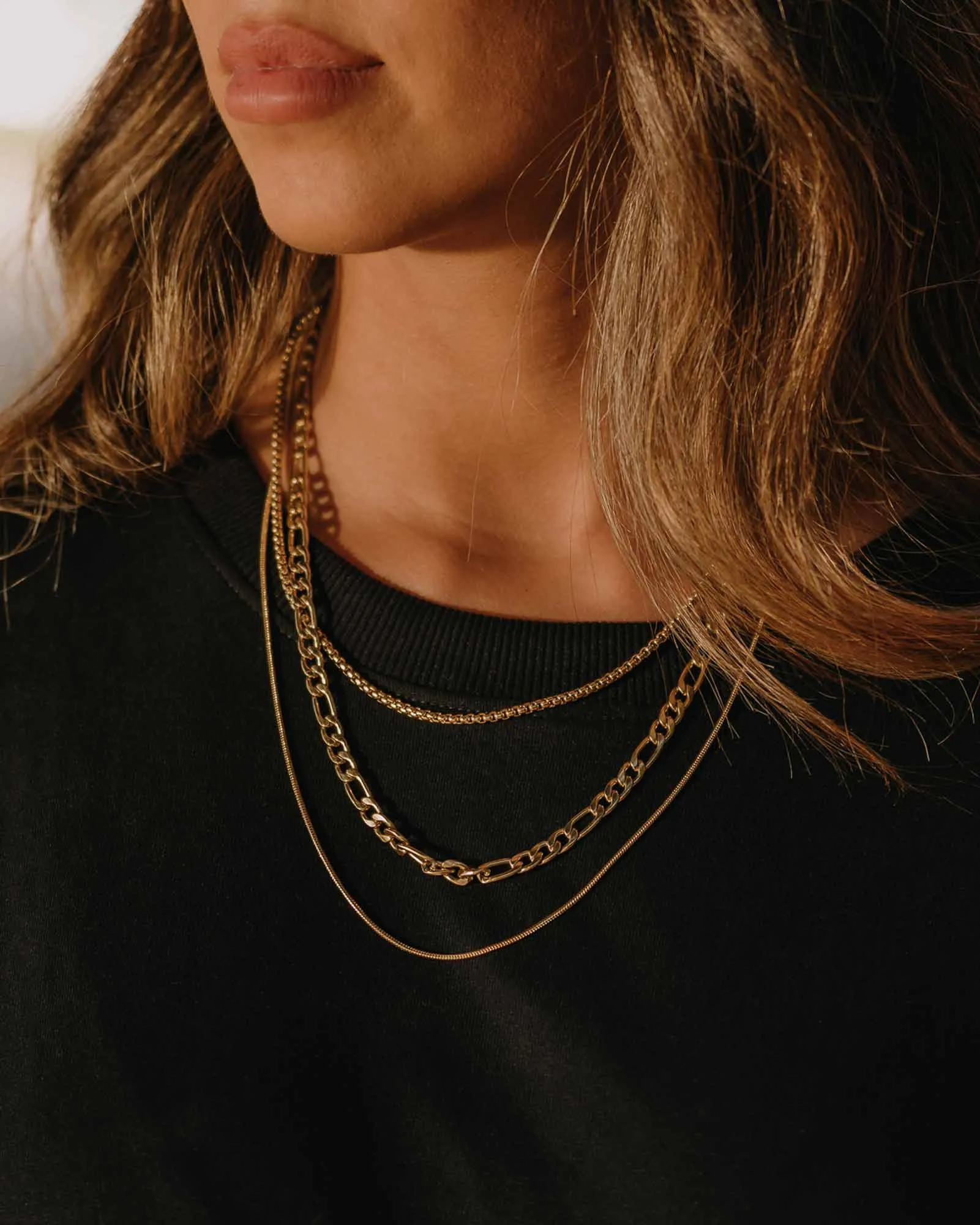 Snake Bone Chain Necklace