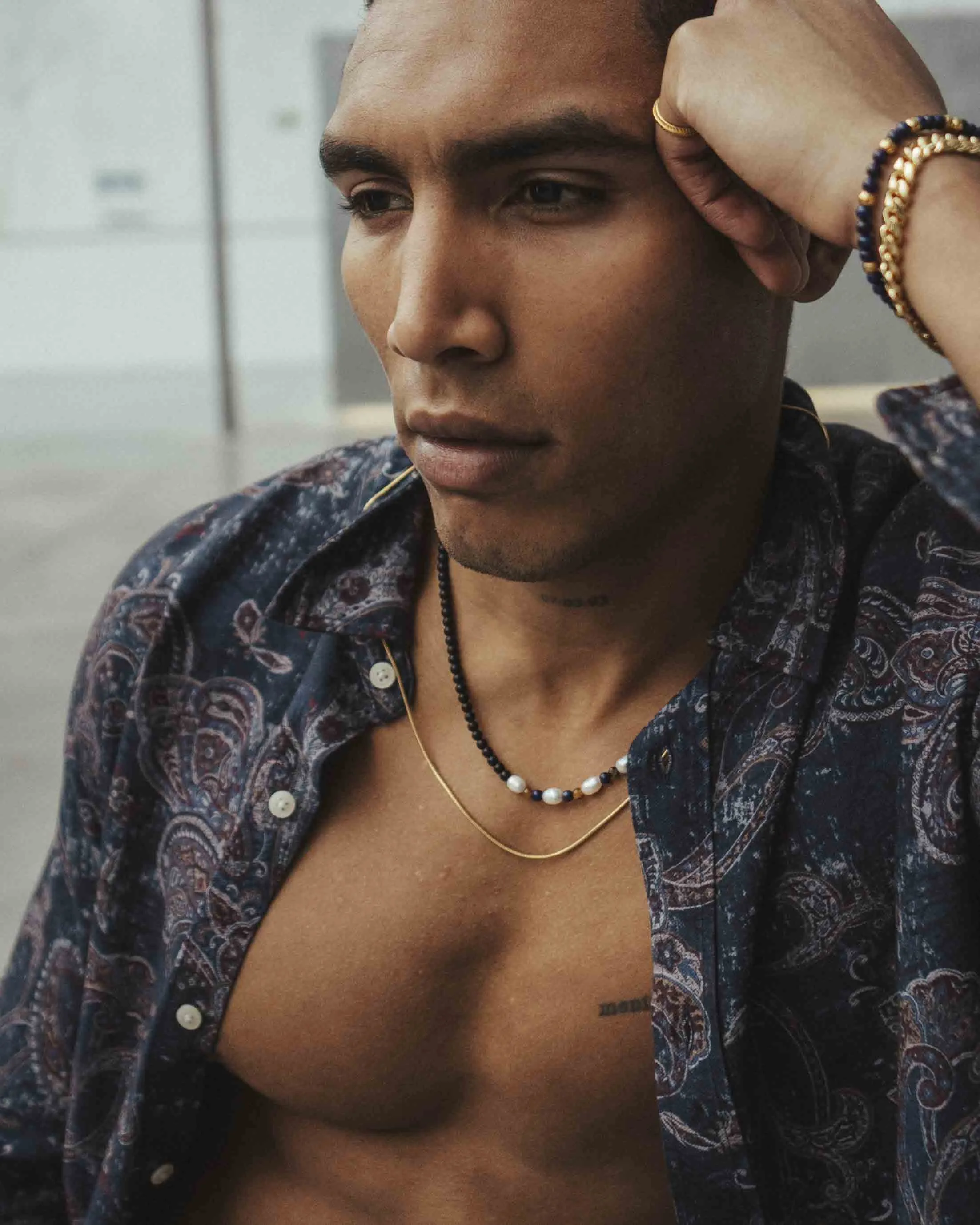 Snake Bone Chain Necklace