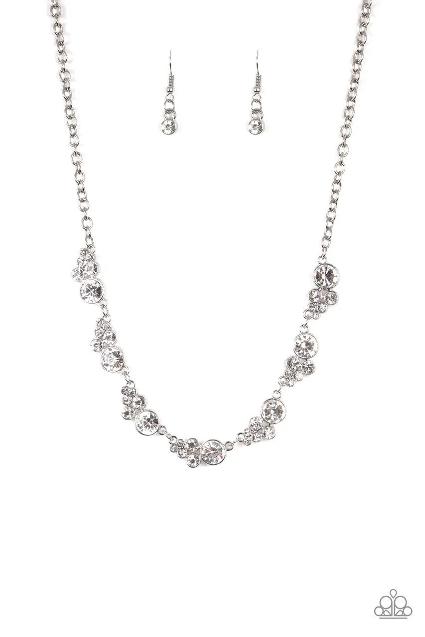 Social Luster White Paparazzi Necklace