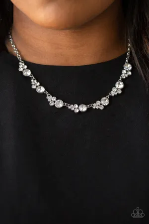 Social Luster White Paparazzi Necklace