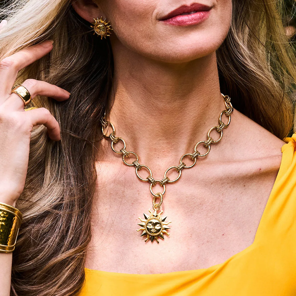 Soleil Pendant - Gold