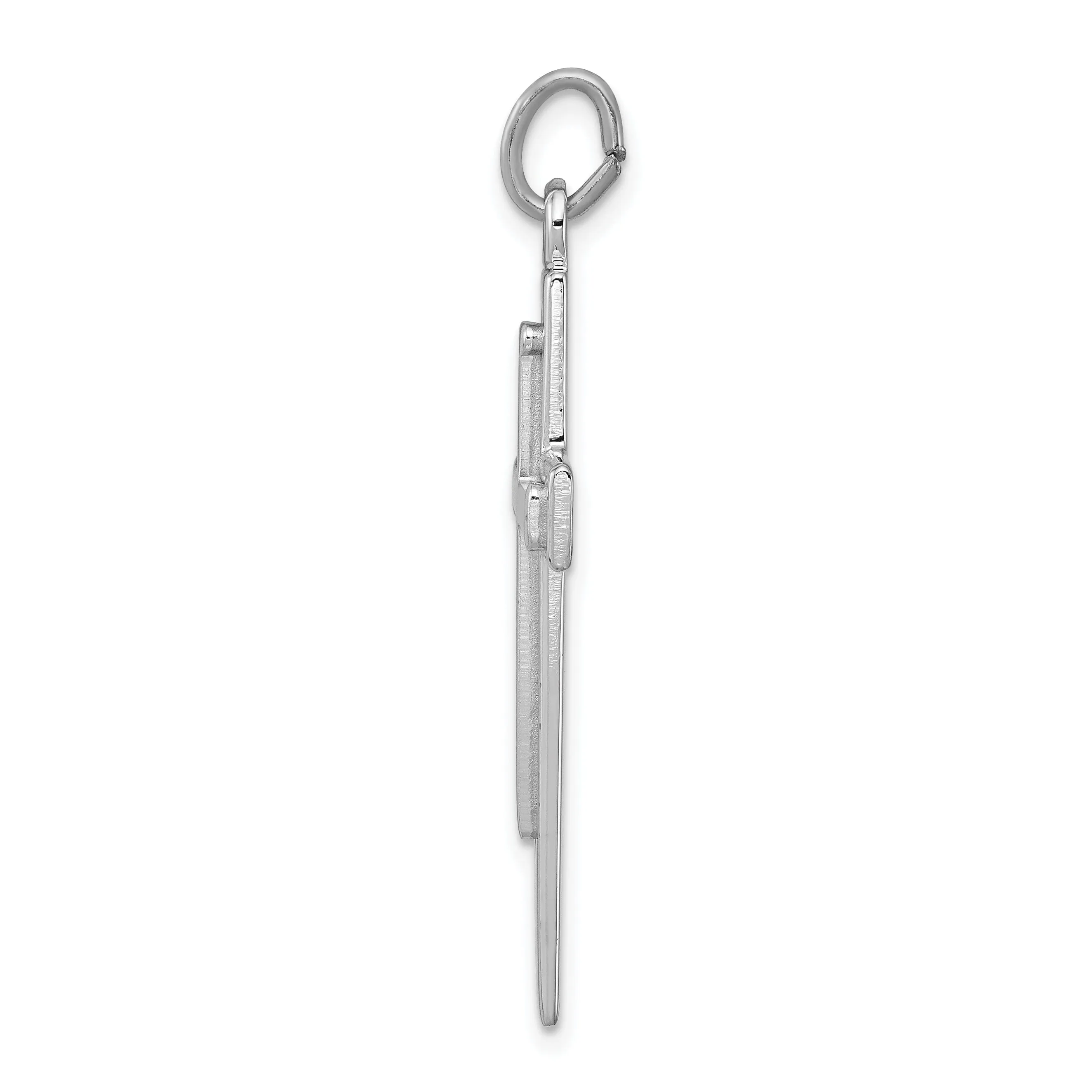 Solid Sterling Silver Latin Cross Pendant