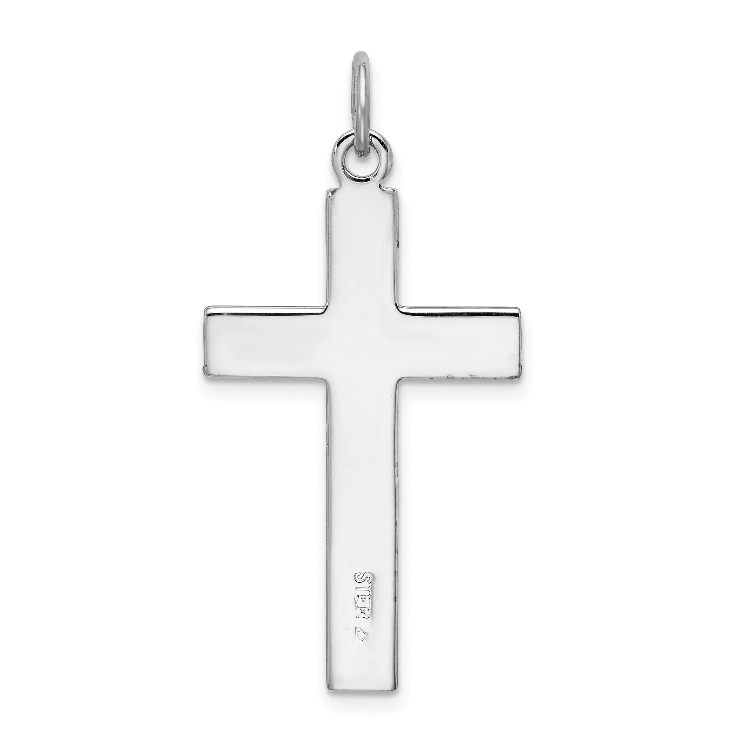 Solid Sterling Silver Latin Cross Pendant
