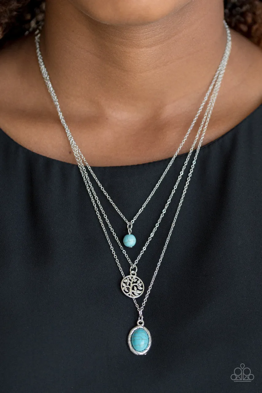 Southern Roots Blue Paparazzi Necklace