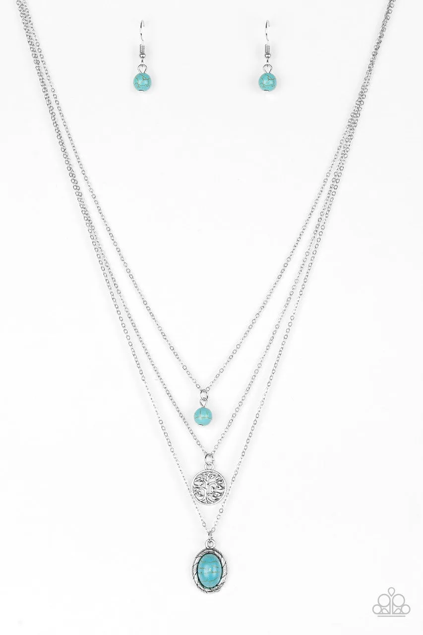 Southern Roots Blue Paparazzi Necklace