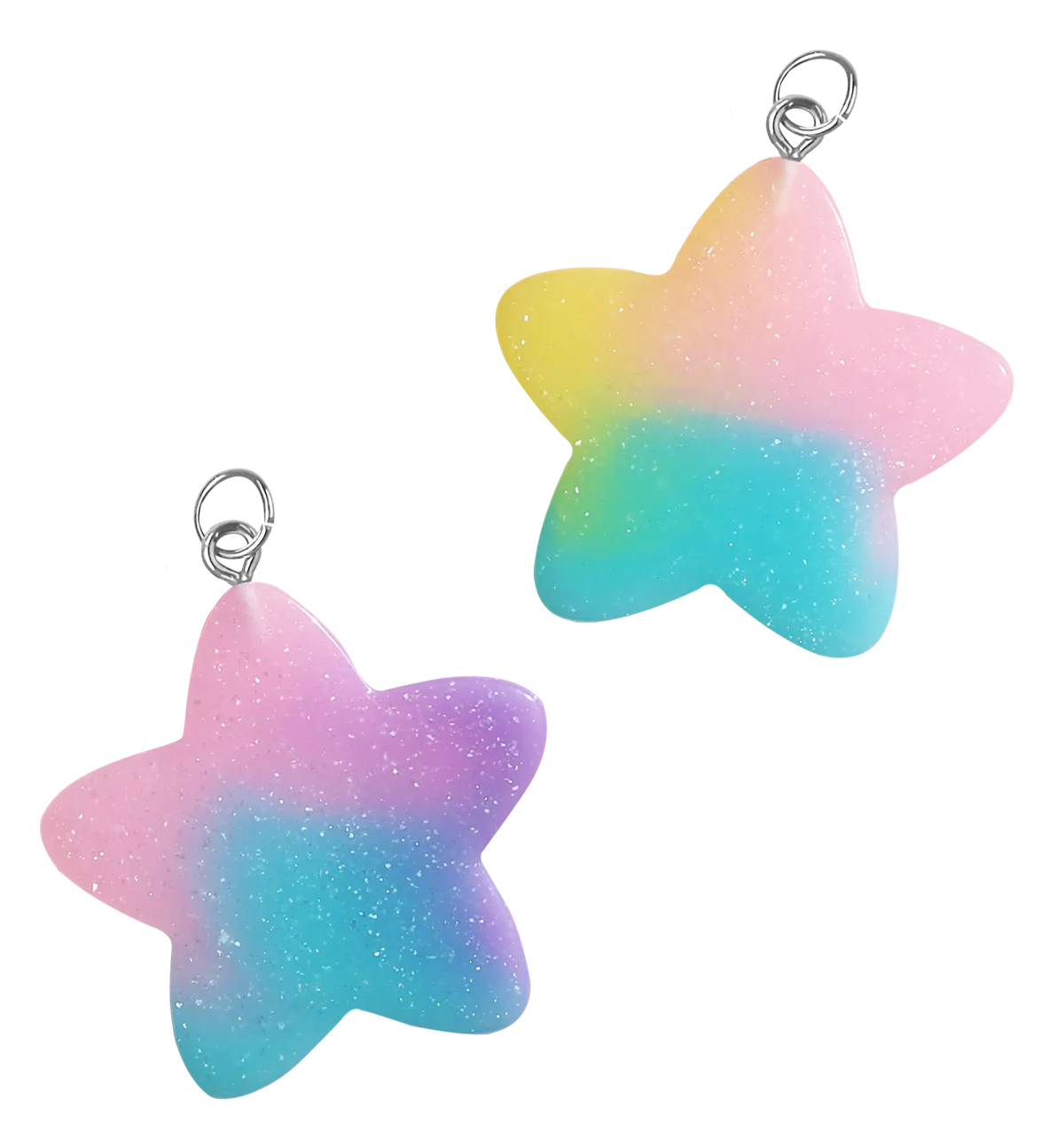 Sparkling star charm