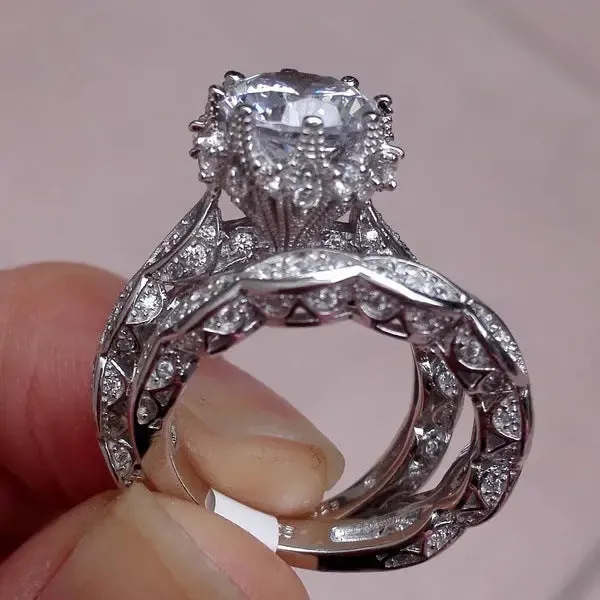 Sparkling Zircon Rings