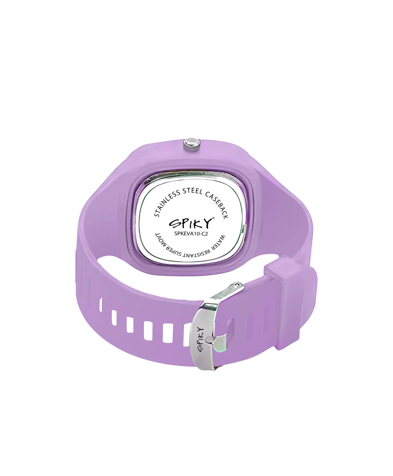 Spiky Eva10 Square Analog Watch for Kids - Purple