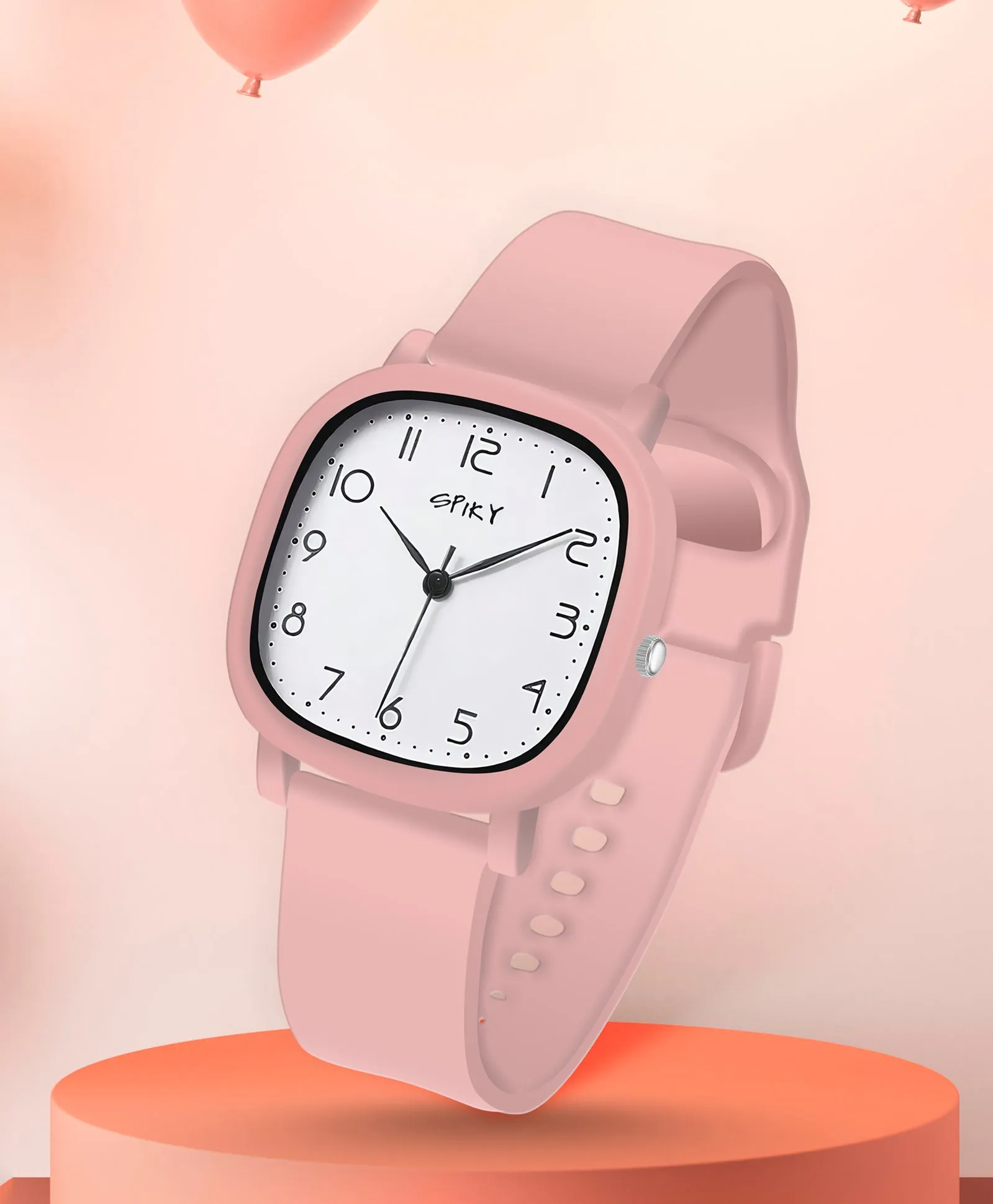 Spiky Eva19 Square Analog Watch for Kids