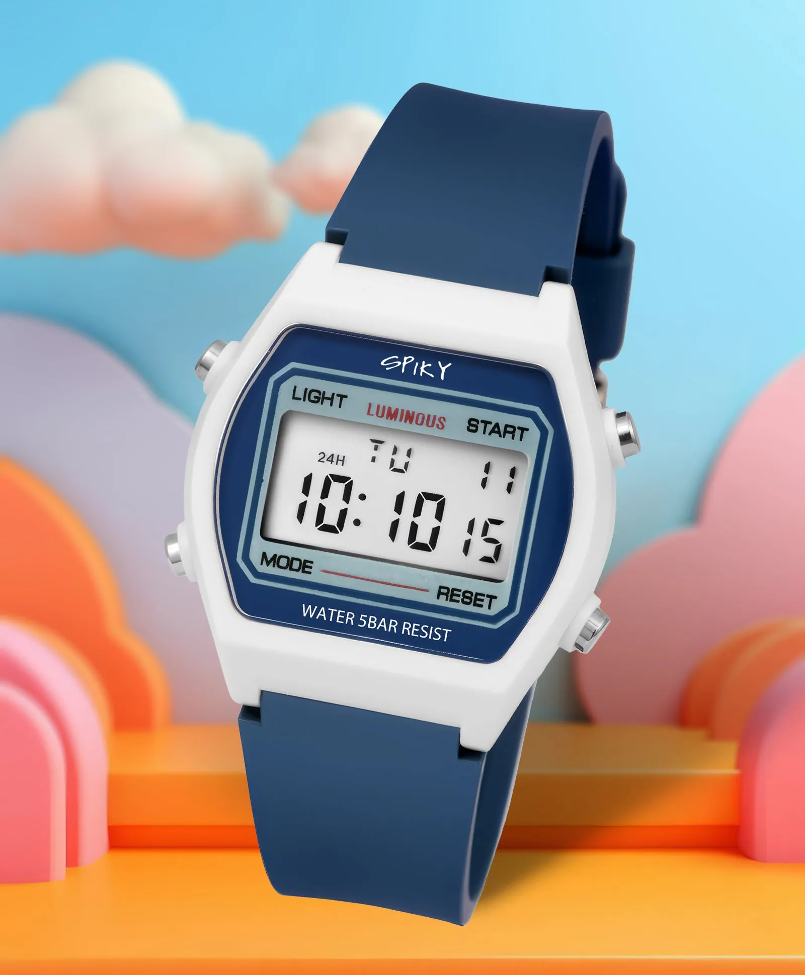Spiky Eva25 Unique Printed Sports Digital Watch
