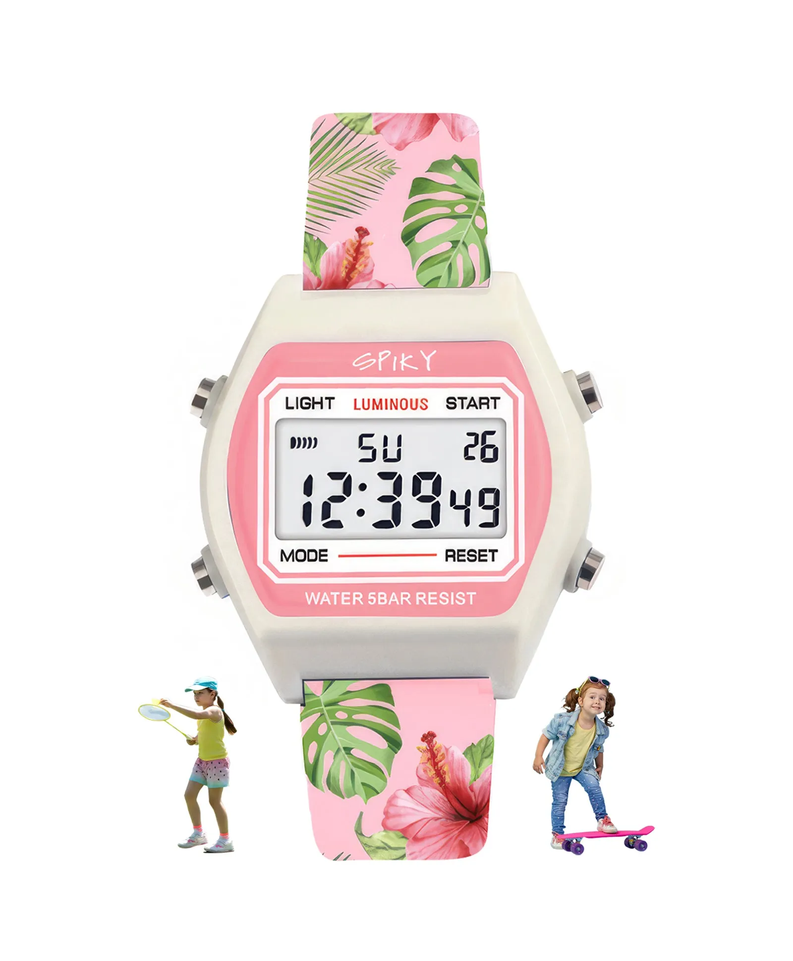 Spiky Eva25 Unique Printed Sports Digital Watch