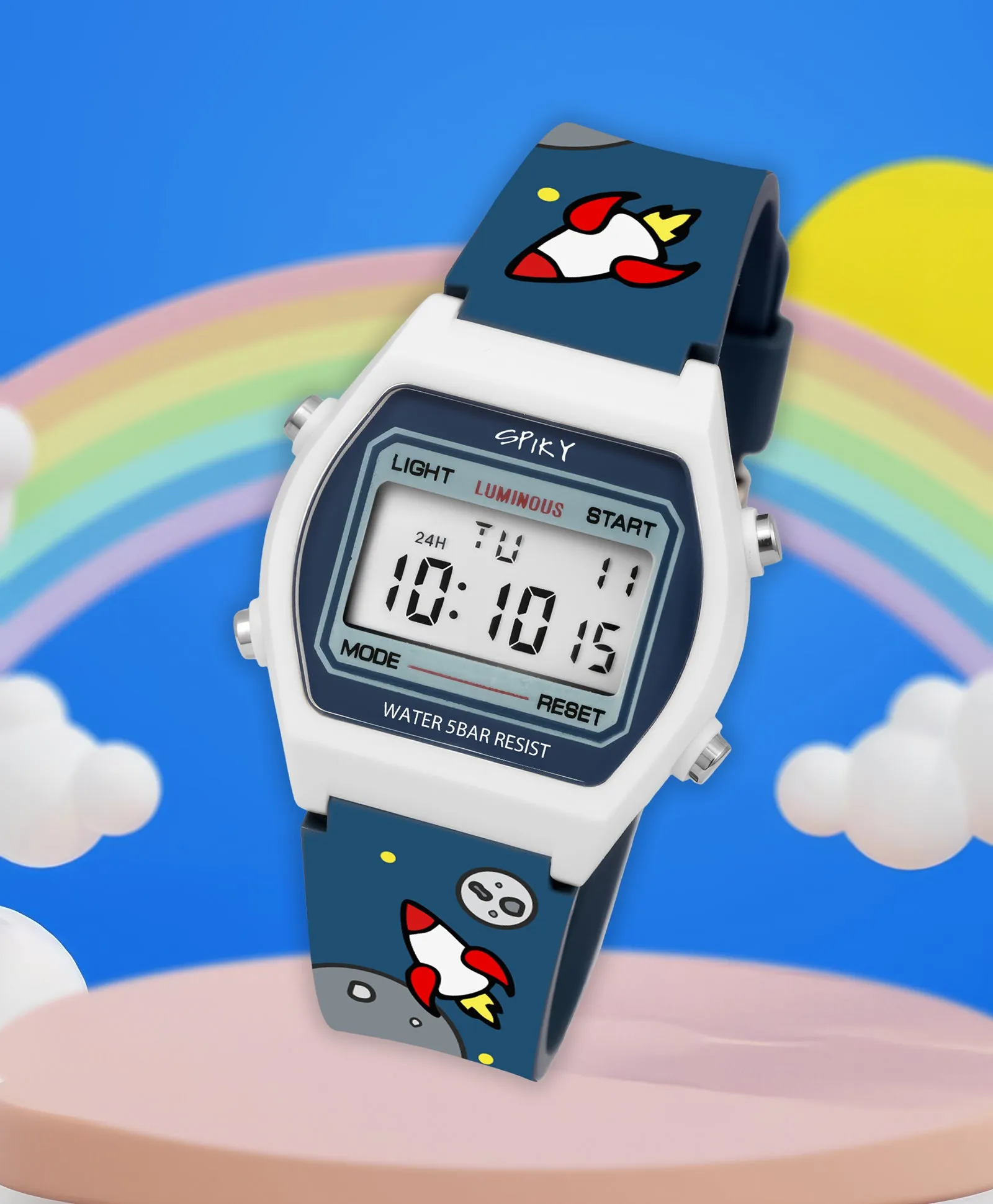Spiky Eva25 Unique Printed Sports Digital Watch