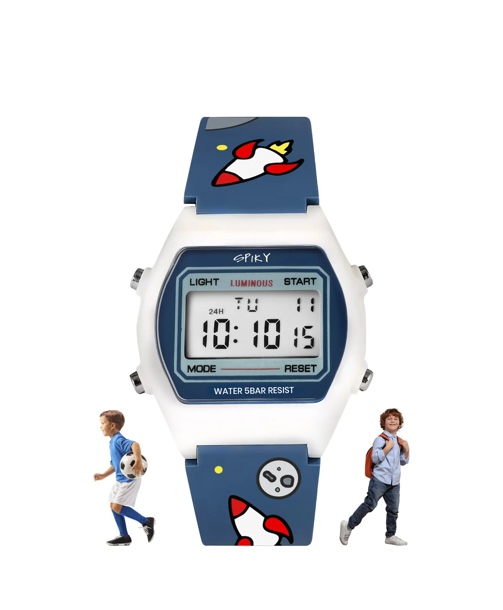 Spiky Eva25 Unique Printed Sports Digital Watch