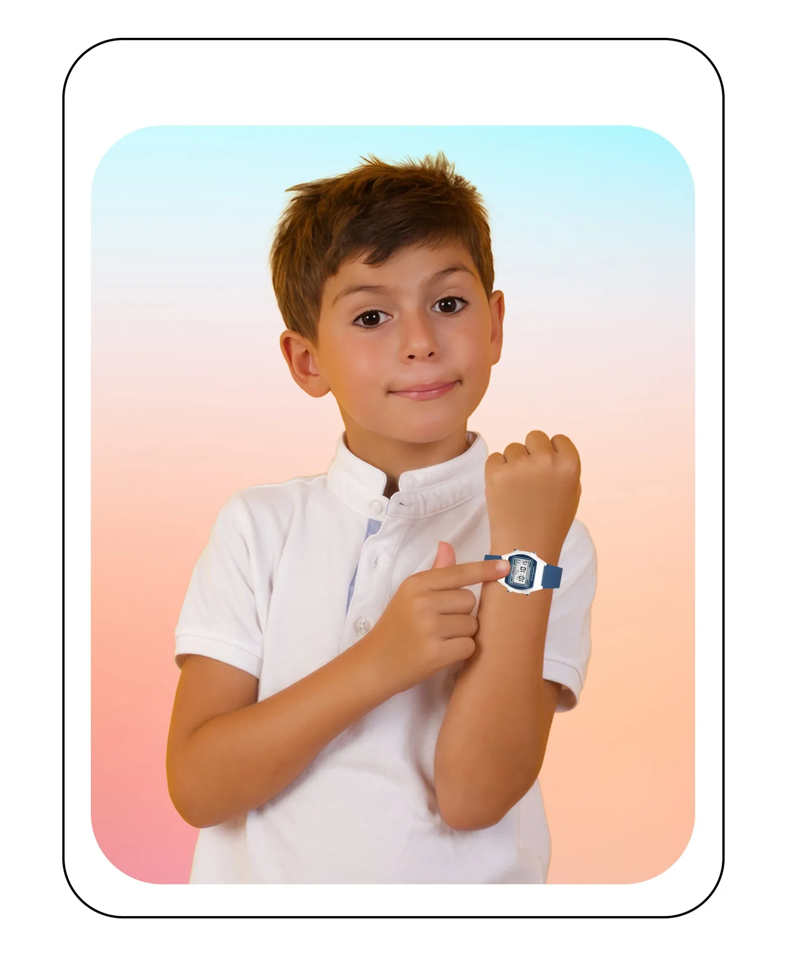 Spiky Eva25 Unique Printed Sports Digital Watch