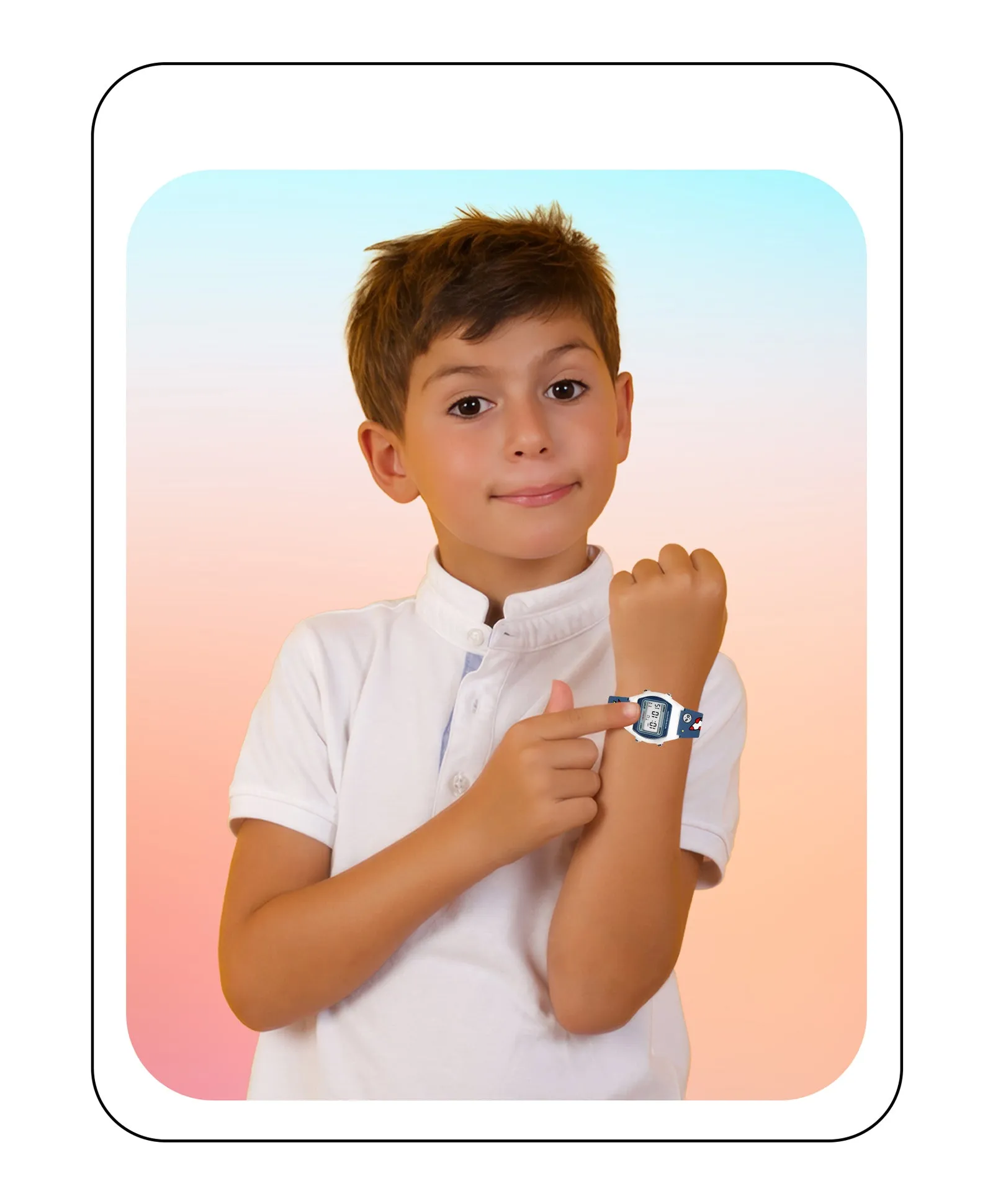 Spiky Eva25 Unique Printed Sports Digital Watch