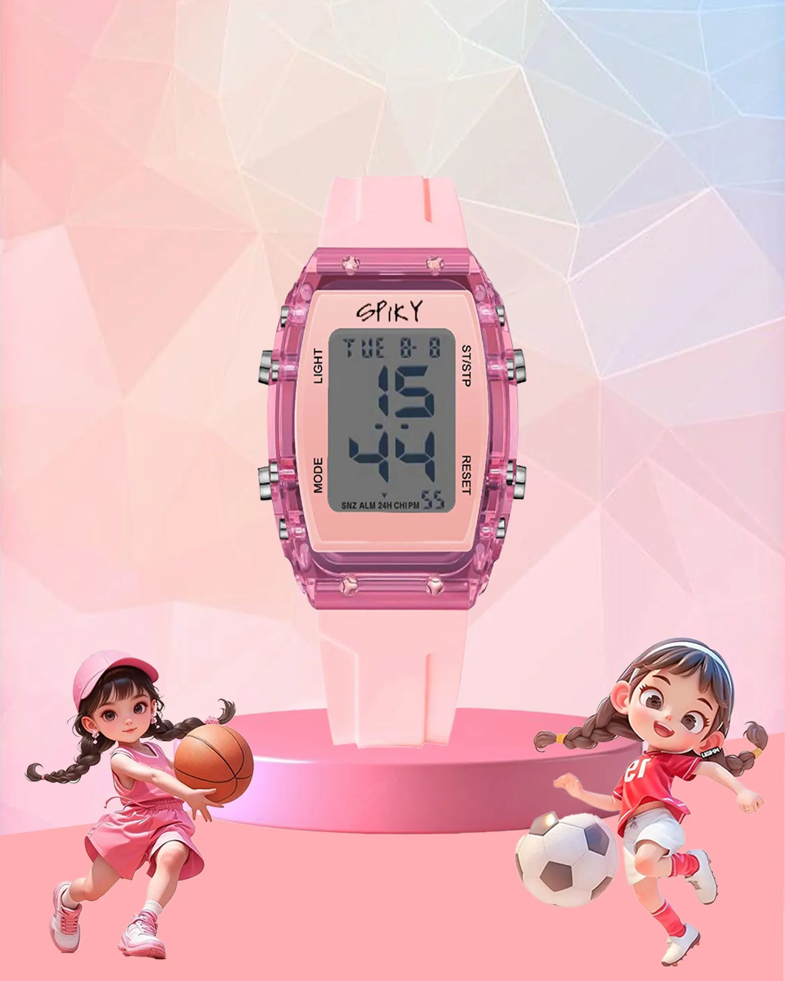 Spiky EVA36 Digital Sports Watch for Kids