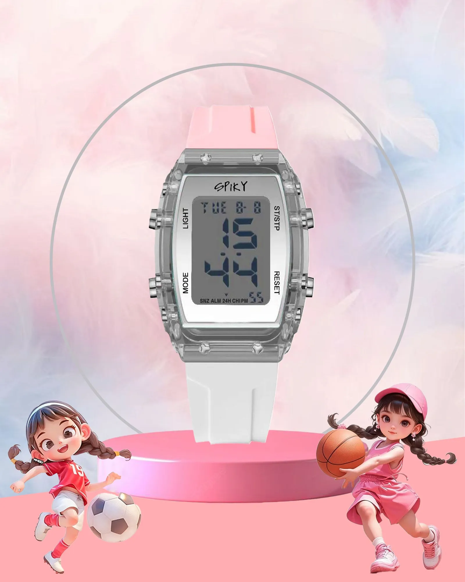 Spiky EVA36 Digital Sports Watch for Kids