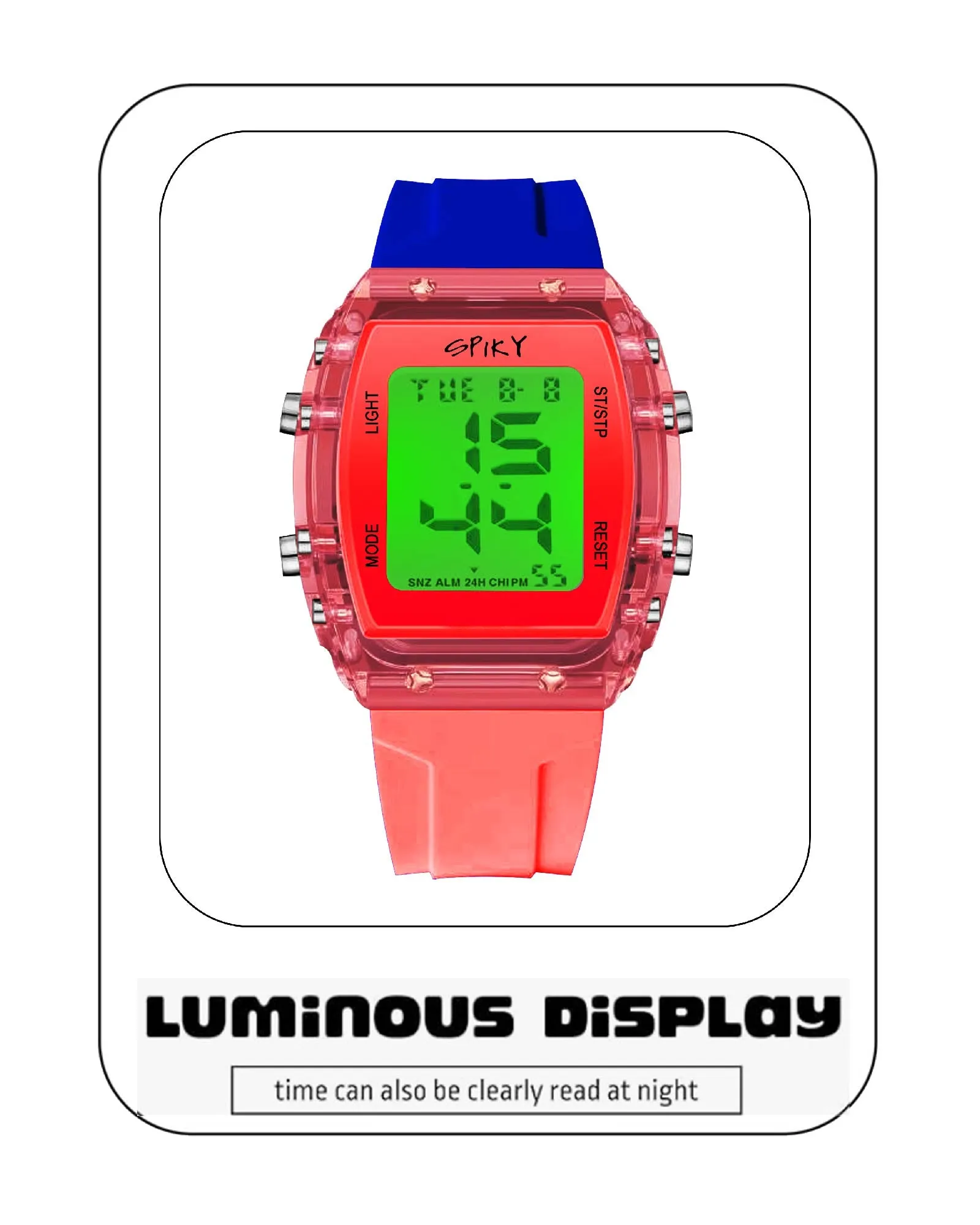 Spiky EVA36 Digital Sports Watch for Kids