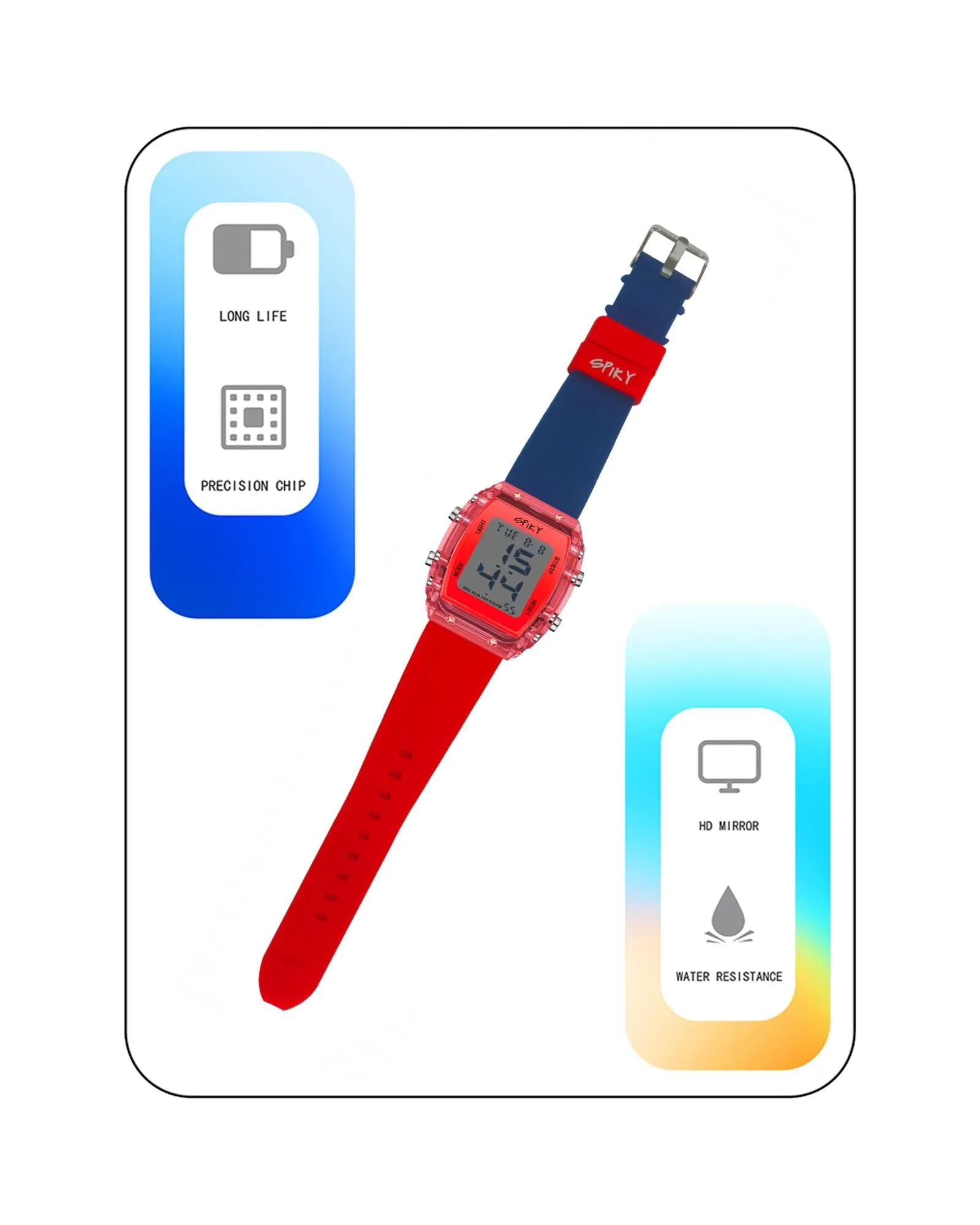Spiky EVA36 Digital Sports Watch for Kids