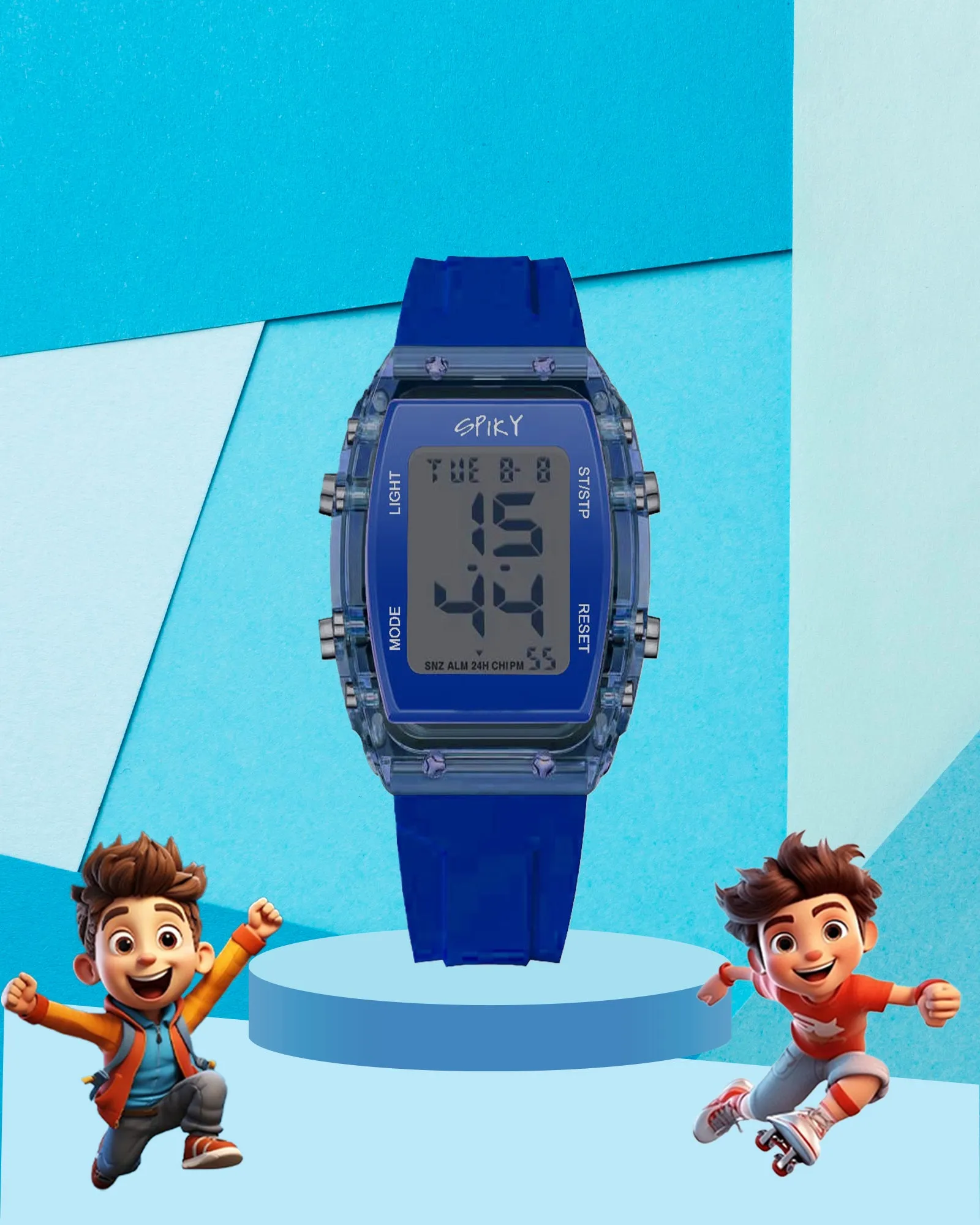 Spiky EVA36 Digital Sports Watch for Kids